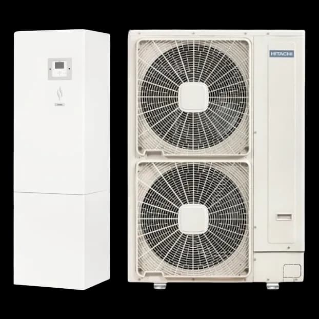 Hitachi Yutaki S80 14 Mono - PAC air/eau - 14 kW (+7C/35C) - MONO 230V - CH+ECS