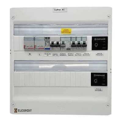 Coffret AC ENPHASE - 6kVA - Monophasé - NFC 15-100 - CACENPH-2x20A-C15100