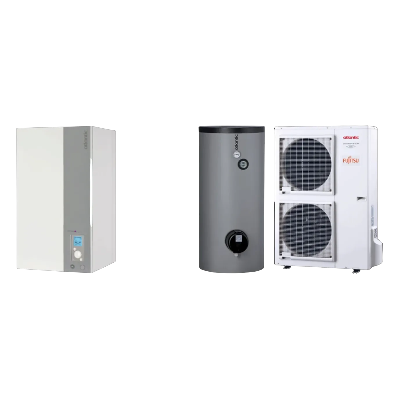 Atlantic ALFEA EXCELLIA A.I. TRI 16 - PAC air/eau - 15,17 kW (+7C/35C) - TRI 400V - CH+ECS 200 L