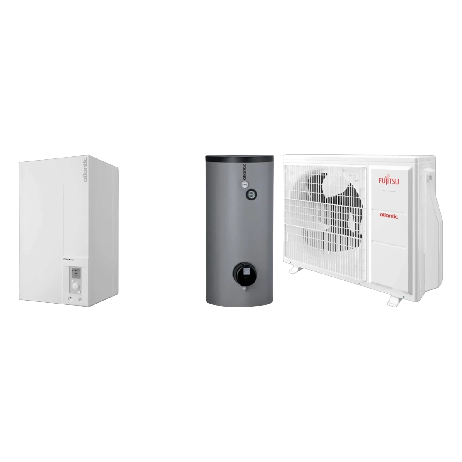 Atlantic ALFEA EXTENSA A.I. 6 R32 - PAC air/eau - 5,5 kW (+7C/35C) - MONO 230V - CH+ECS 300 L
