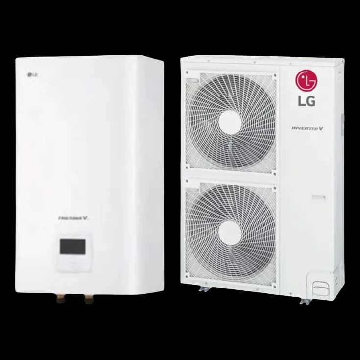 LG Therma V Hydrosplit R32 12 Tri - PAC air/eau - 12 kW (+7C/35C) - TRI 400V - CHAUFFAGE