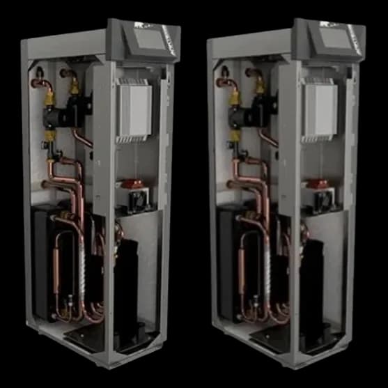 Arkteos INVELIA 120W solarothermique (18 panneaux SPRING MAX) - PAC air/eau - 12,3 kW (+7C/35C) - TRI 400V - CH+ECS