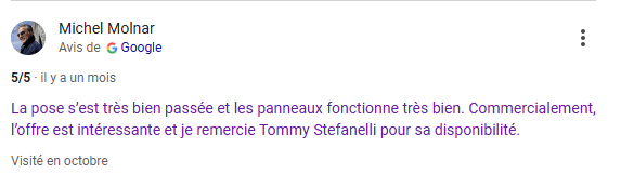 Installation photovoltaïque de 6.0 kWc à Dhuisy