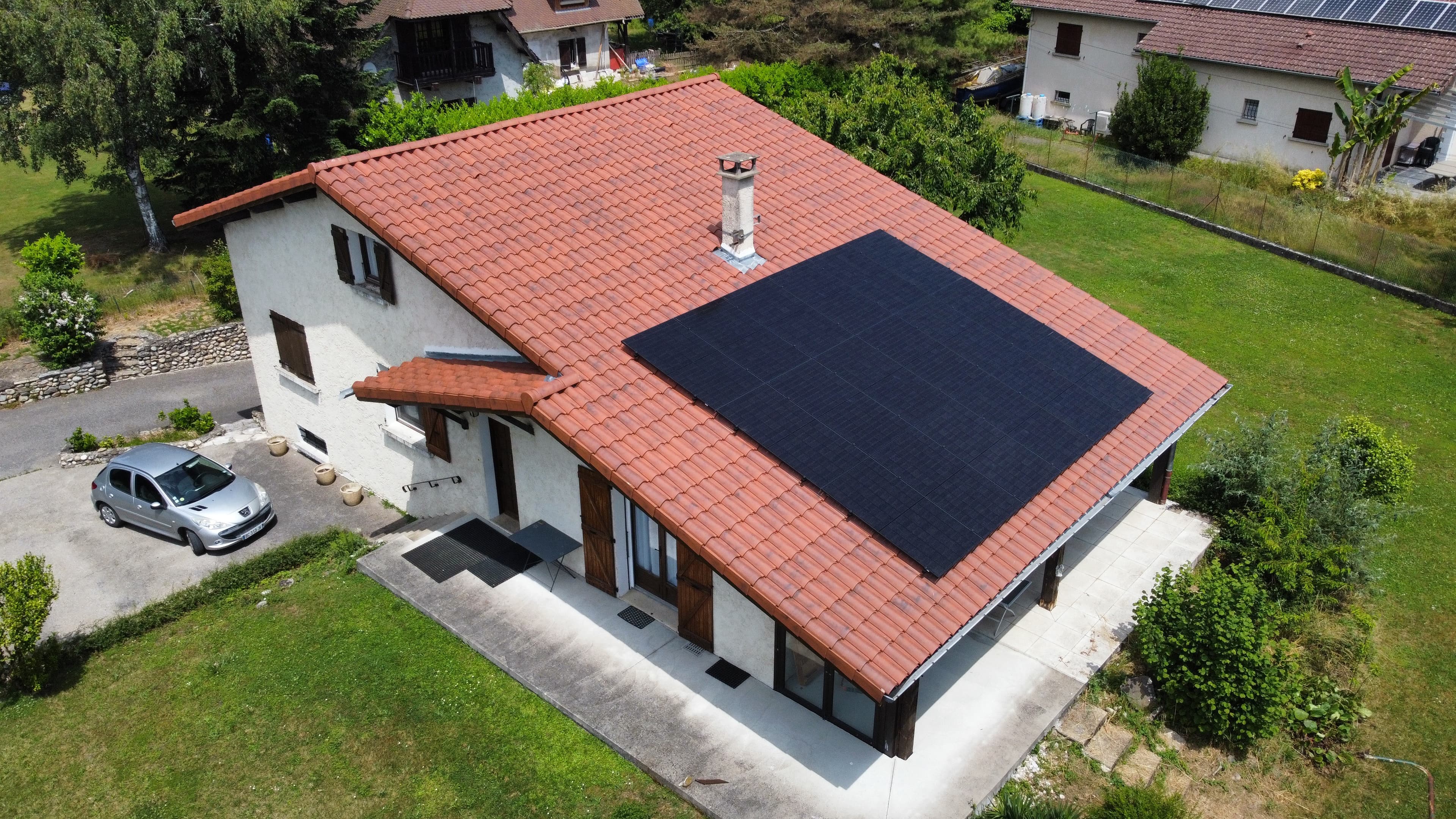 Installation photovoltaïque de 9 kWc à Beaucroissant (38)