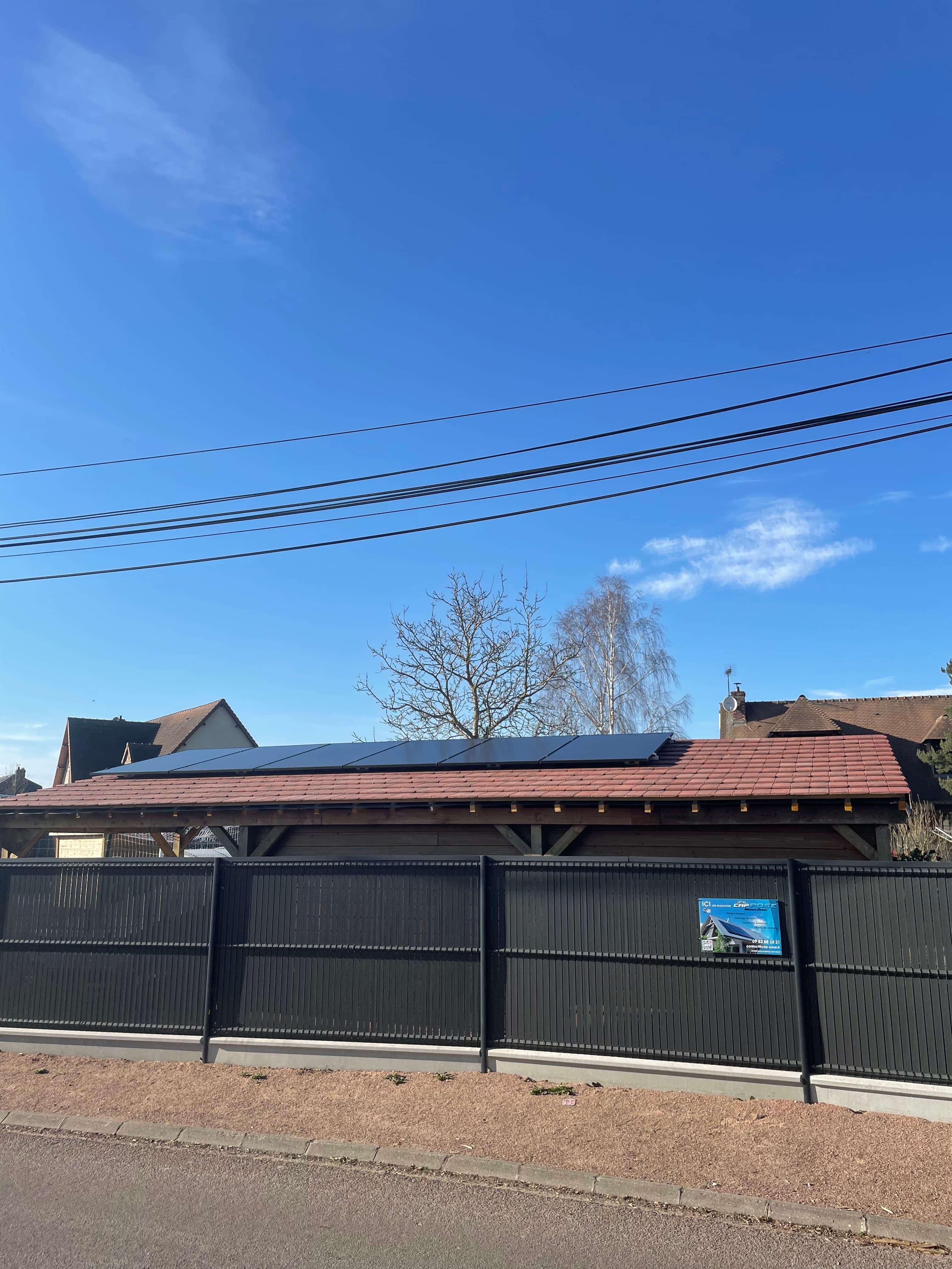 Installation photovoltaïque de 3.0 kWc à La Chapelle-du-Bois-des-Faulx