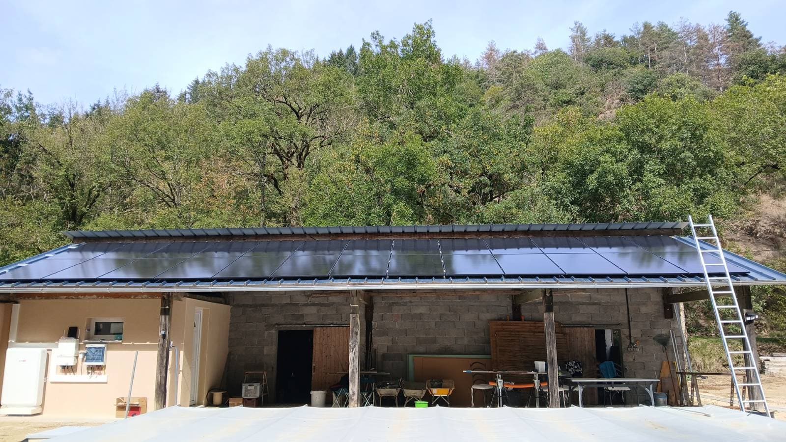 Installation photovoltaïque de 13.0 kWc à Naussac