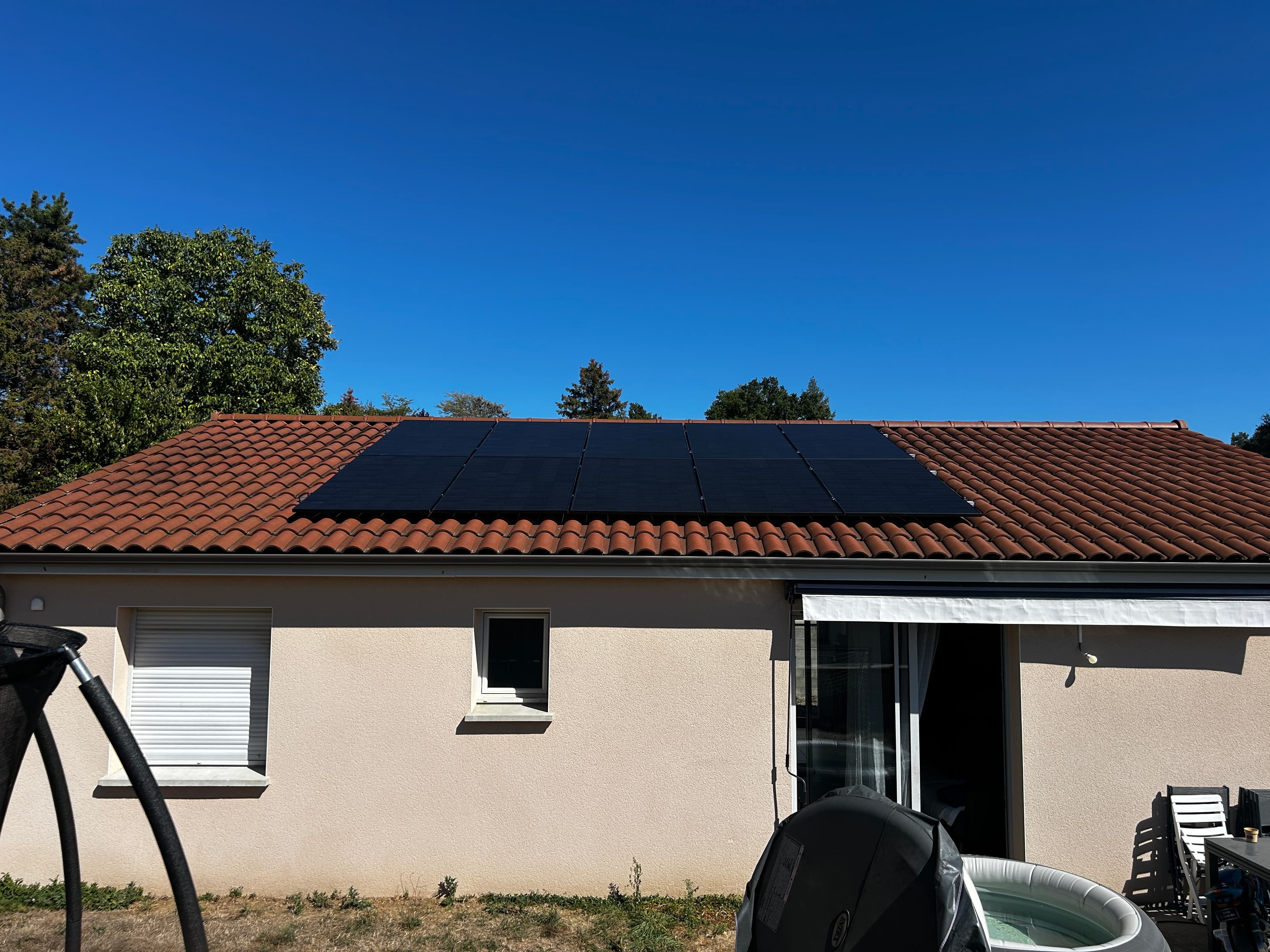 Installation photovoltaïque de 8.0 kWc à Saint-Germain-Laval