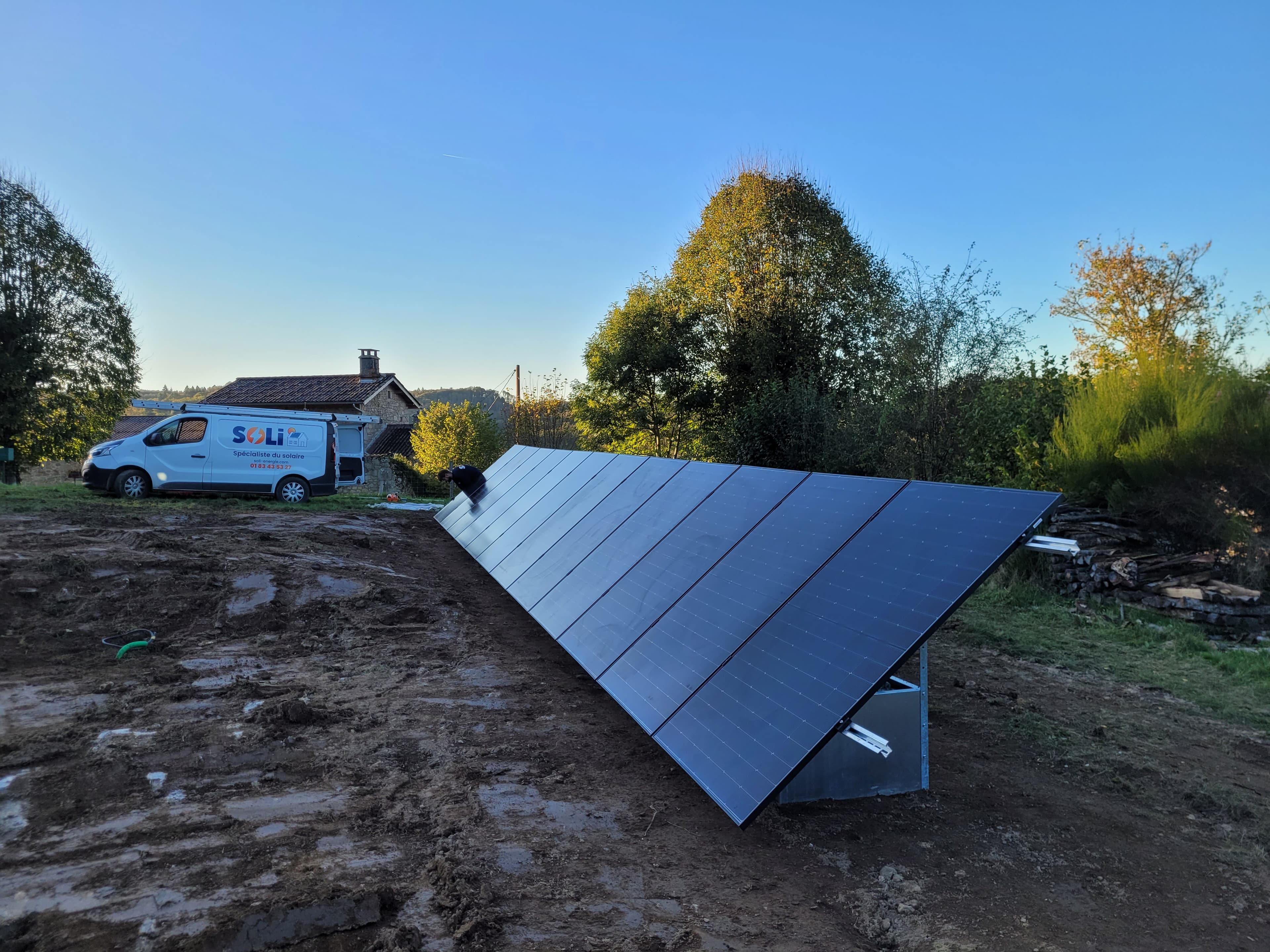 Installation photovoltaïque de 6.0 kWc à Chamberaud