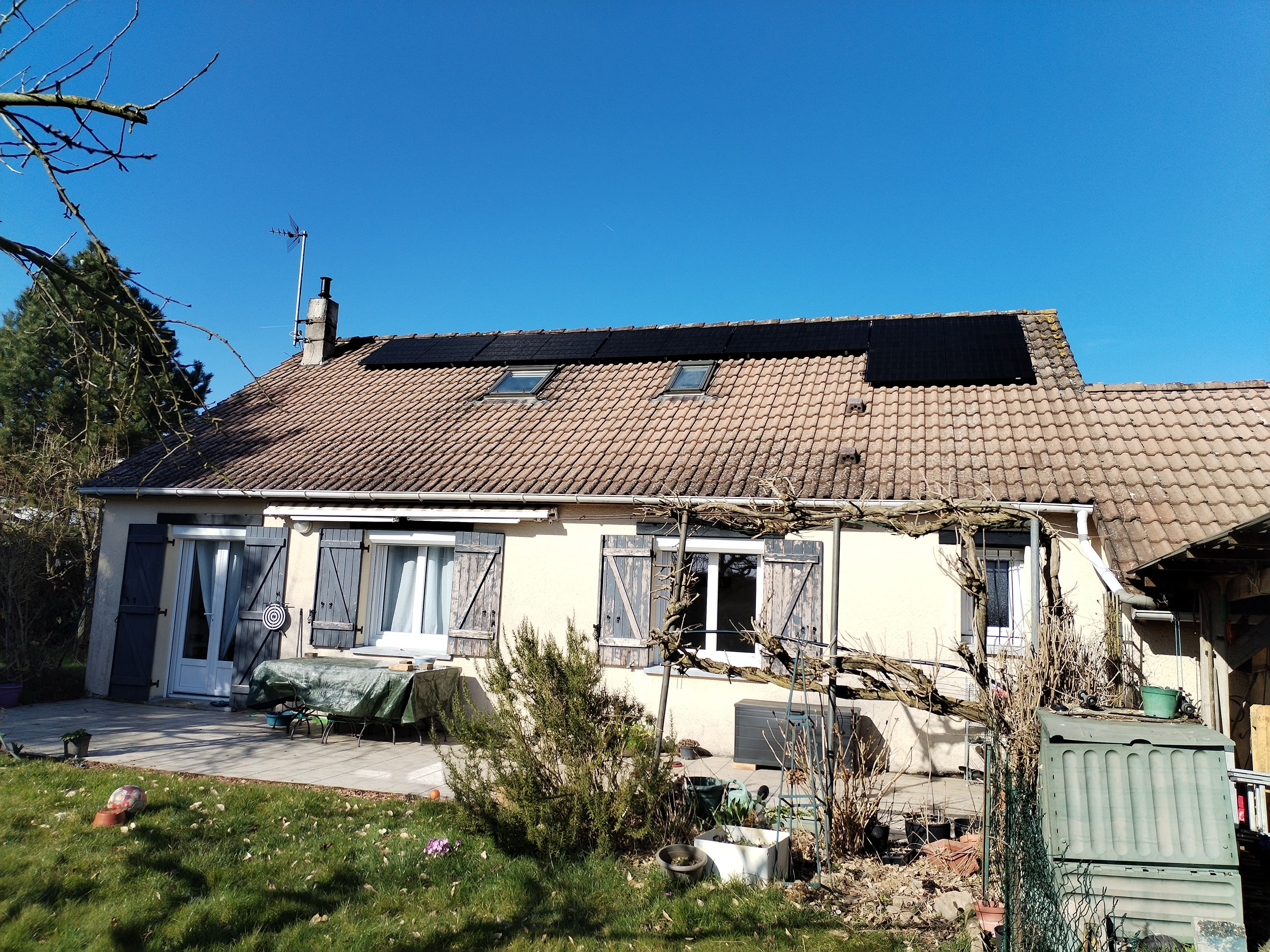 Installation photovoltaïque de 3.0 kWc à Fontenay-sur-Eure
