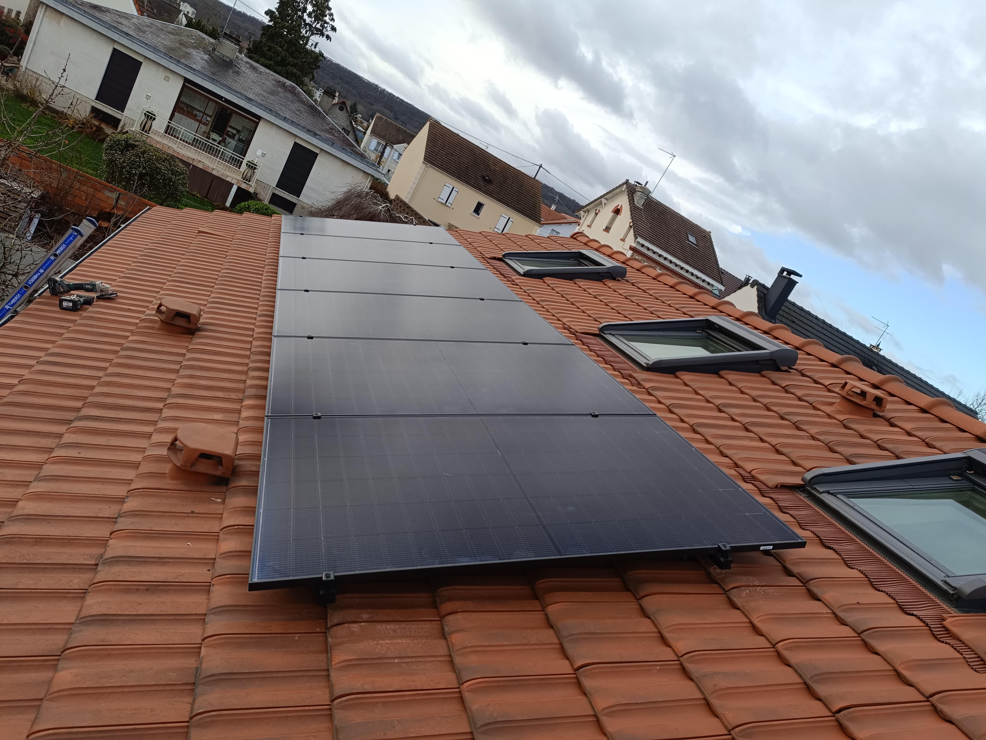 Installation photovoltaïque de 3.0 kWc à Franconville