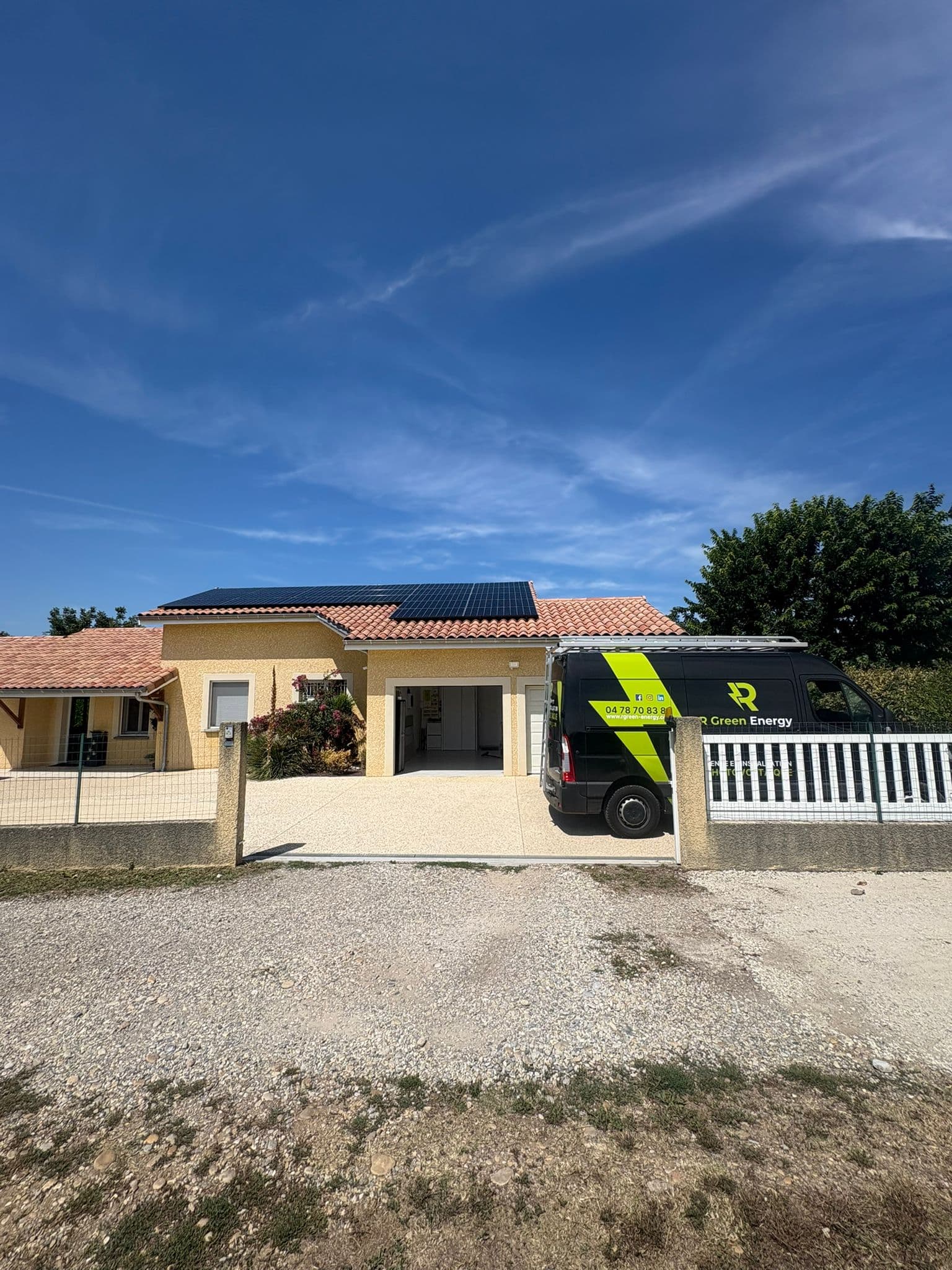 Installation photovoltaïque de 9.1 kWc à Eyzin-Pinet (38)