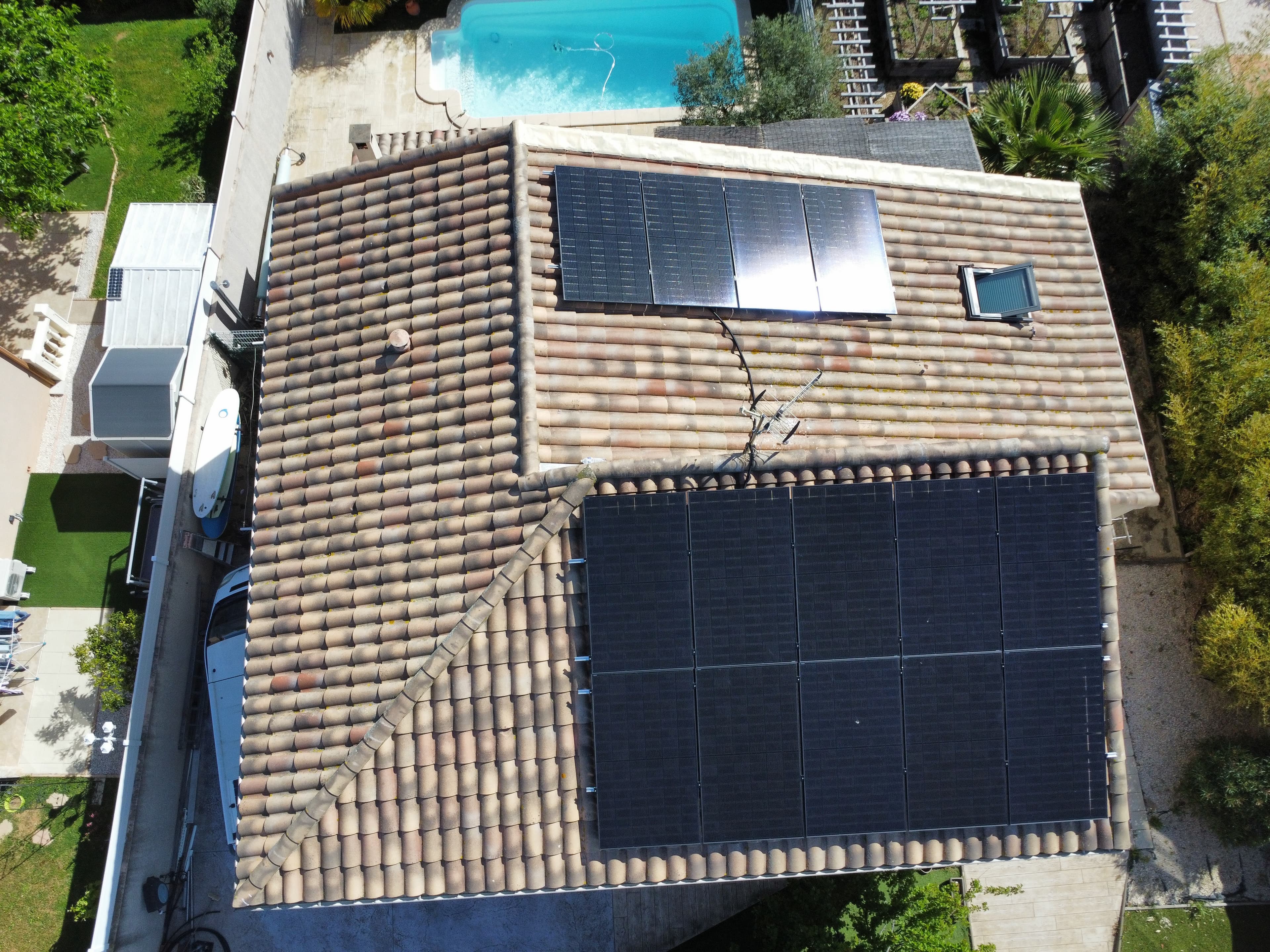 Installation photovoltaïque de 7.0 kWc à Sérignan