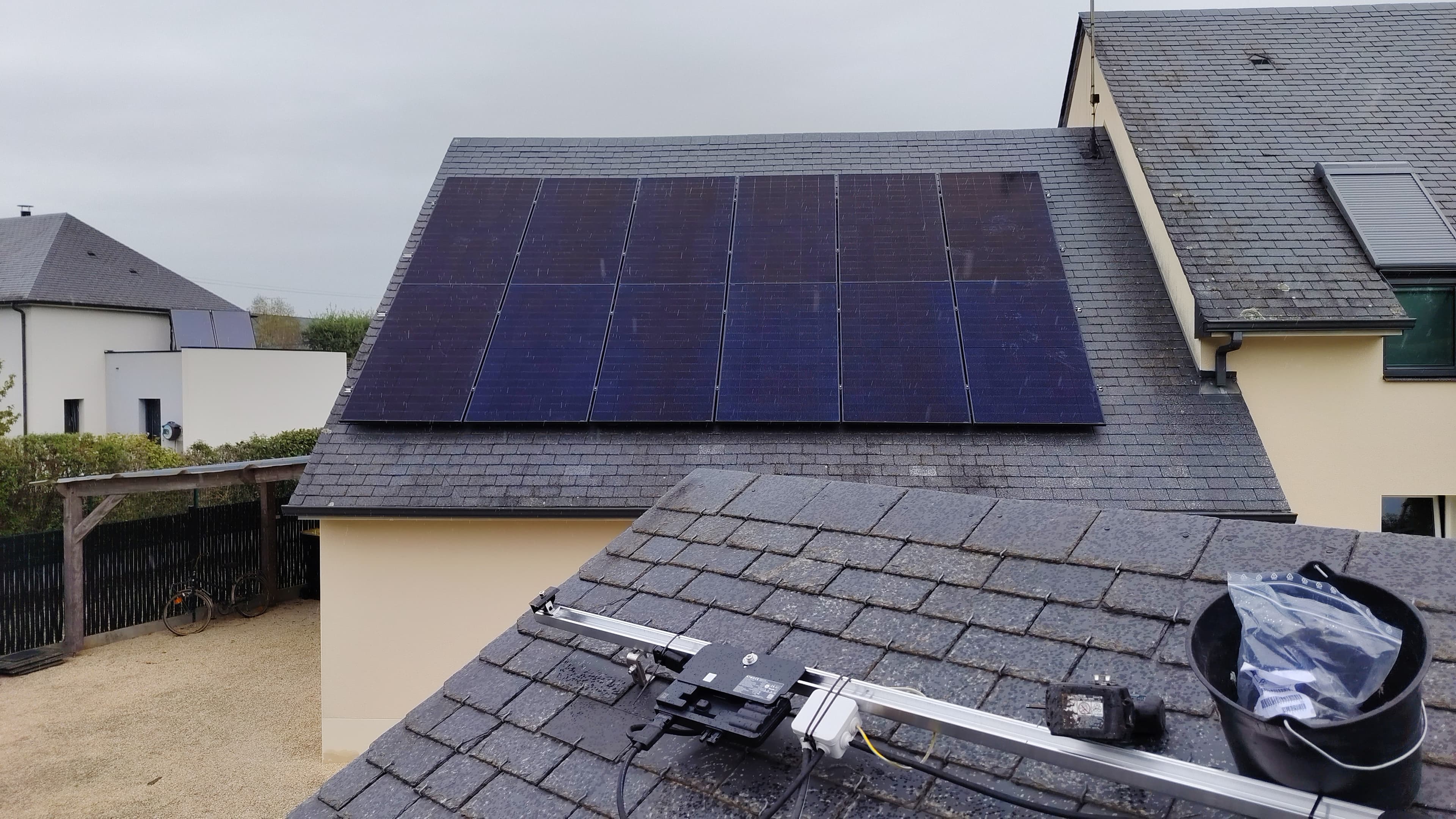 Installation photovoltaïque de 10.0 kWc à Erdre-en-Anjou