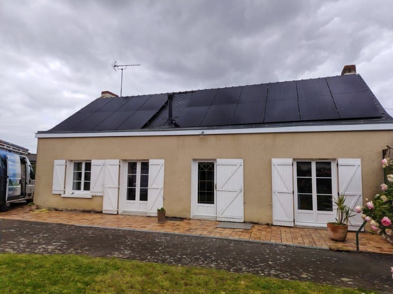 Installation photovoltaïque de 10.0 kWc à Chemazé