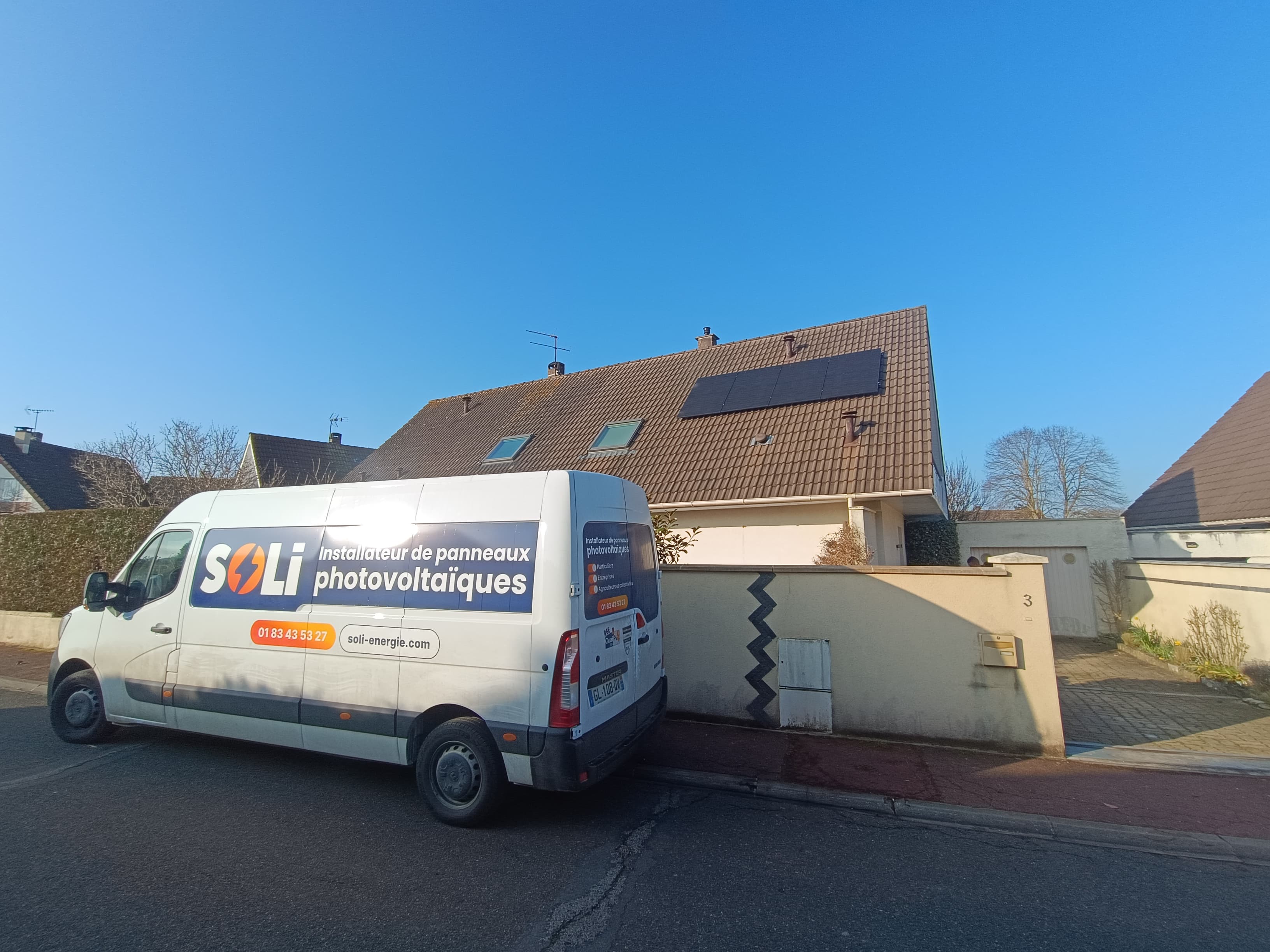 Installation photovoltaïque de 5.0 kWc à Aubergenville