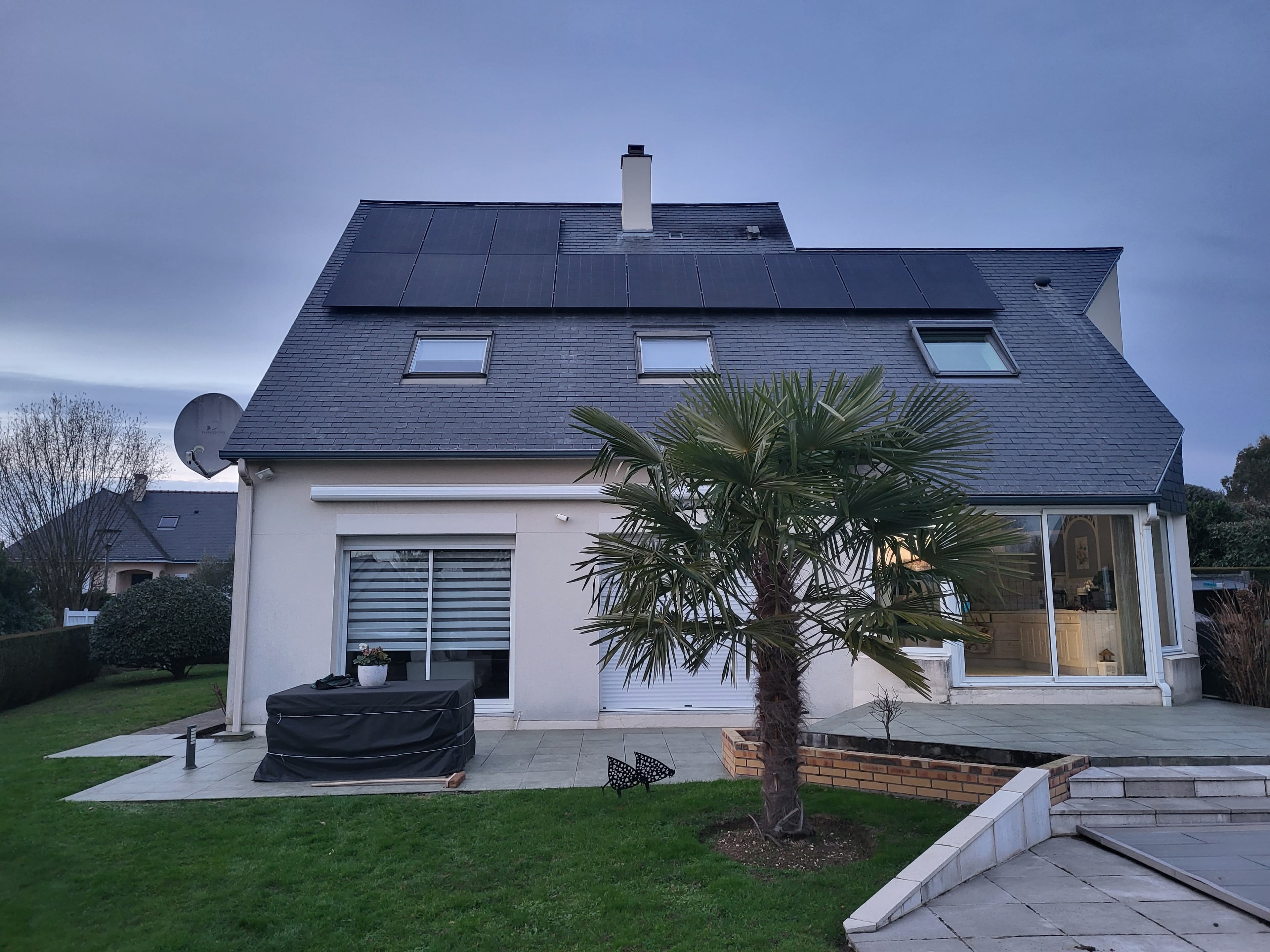 Installation photovoltaïque de 6.0 kWc à Saint-Melaine-sur-Aubance