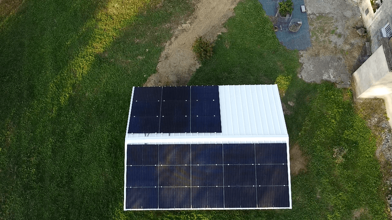 Installation photovoltaïque de 10.56 kWc à Asson