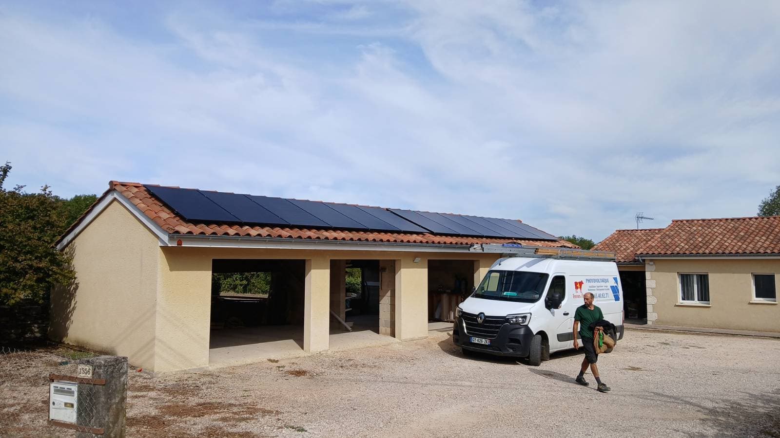 Installation photovoltaïque de 6.0 kWc à Autoire