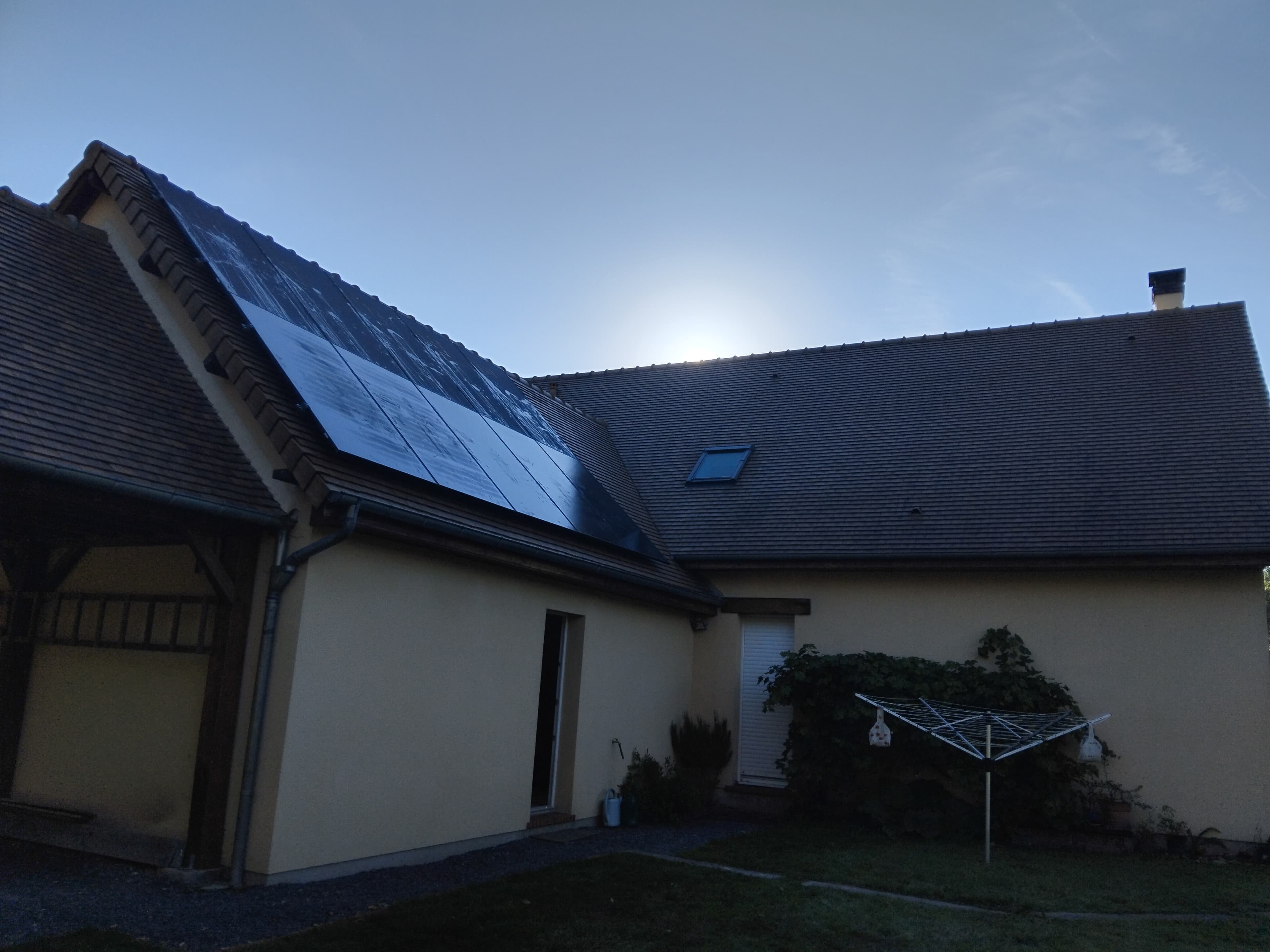 Installation photovoltaïque de 5.0 kWc à Le Faulq