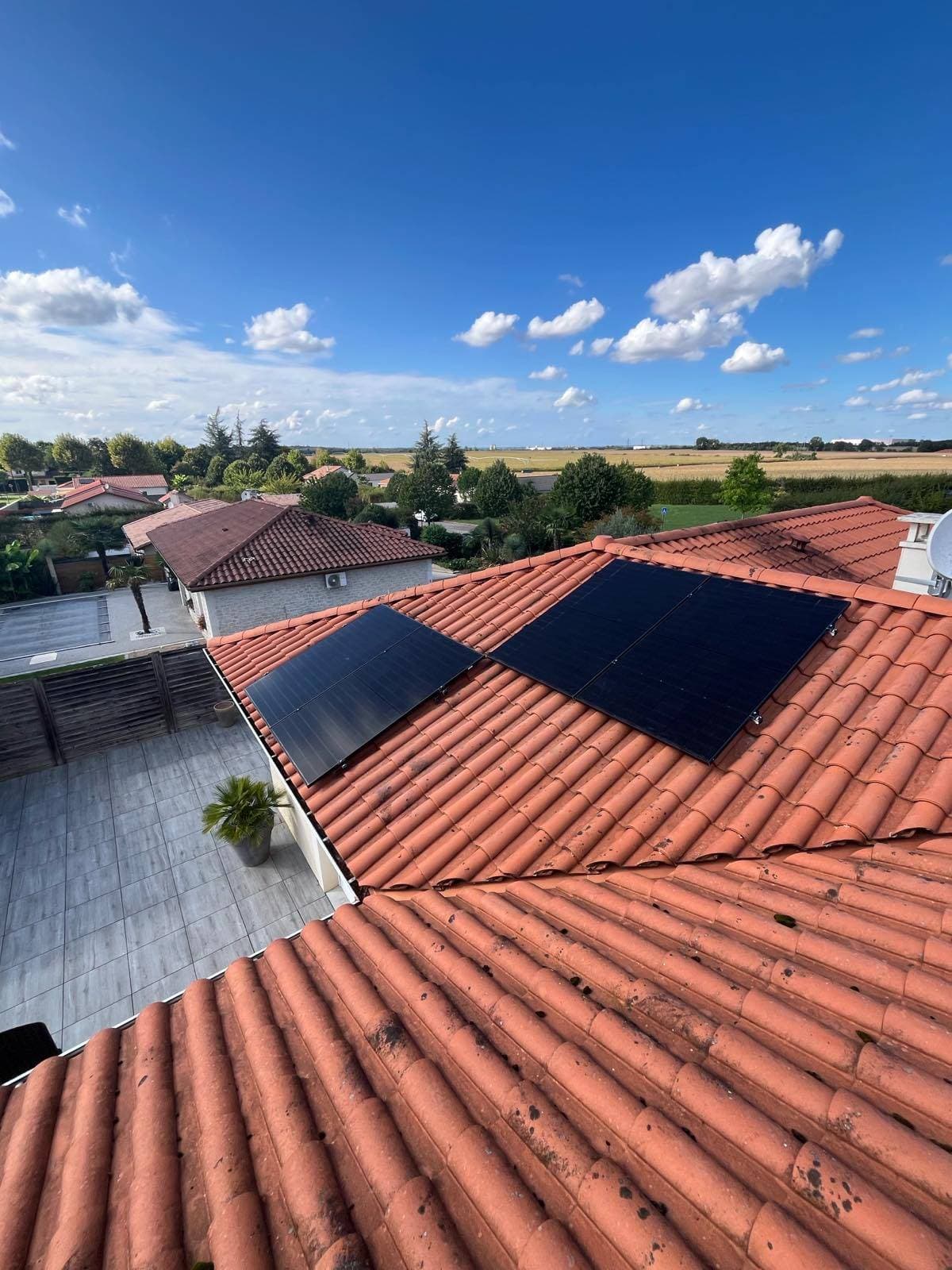 Installation photovoltaïque de 7 kWc à Saint-Vulbas (01)