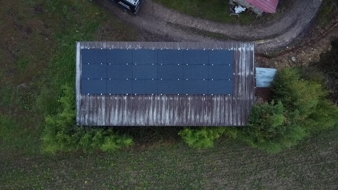 Installation photovoltaïque de 9.0 kWc à Hauriet