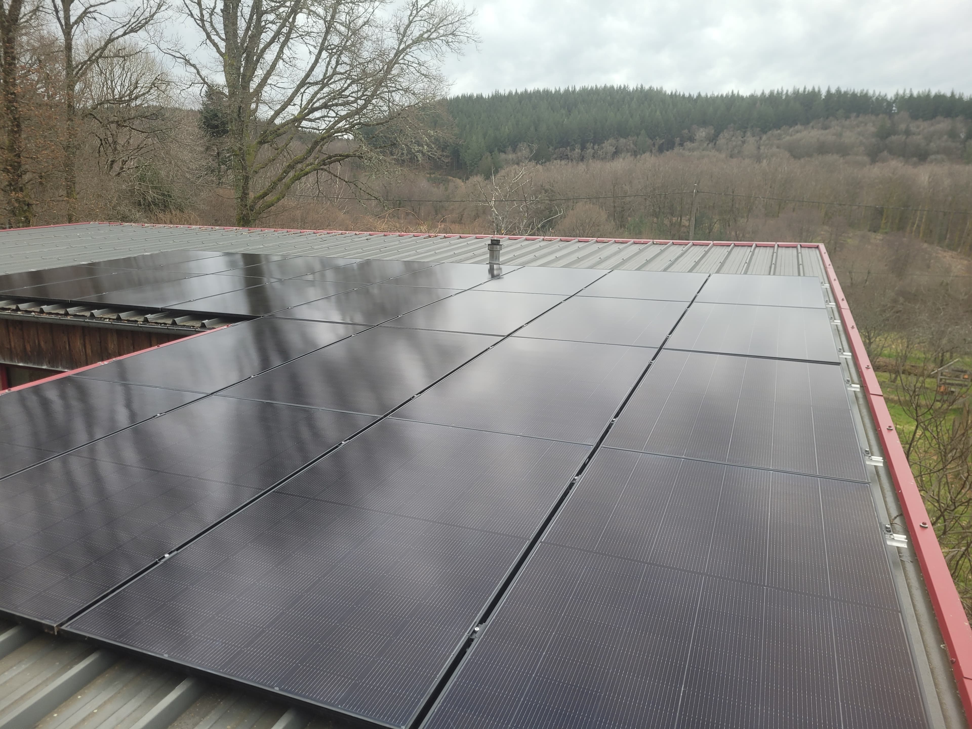 Installation photovoltaïque de 12.0 kWc à Peyrat-le-Château