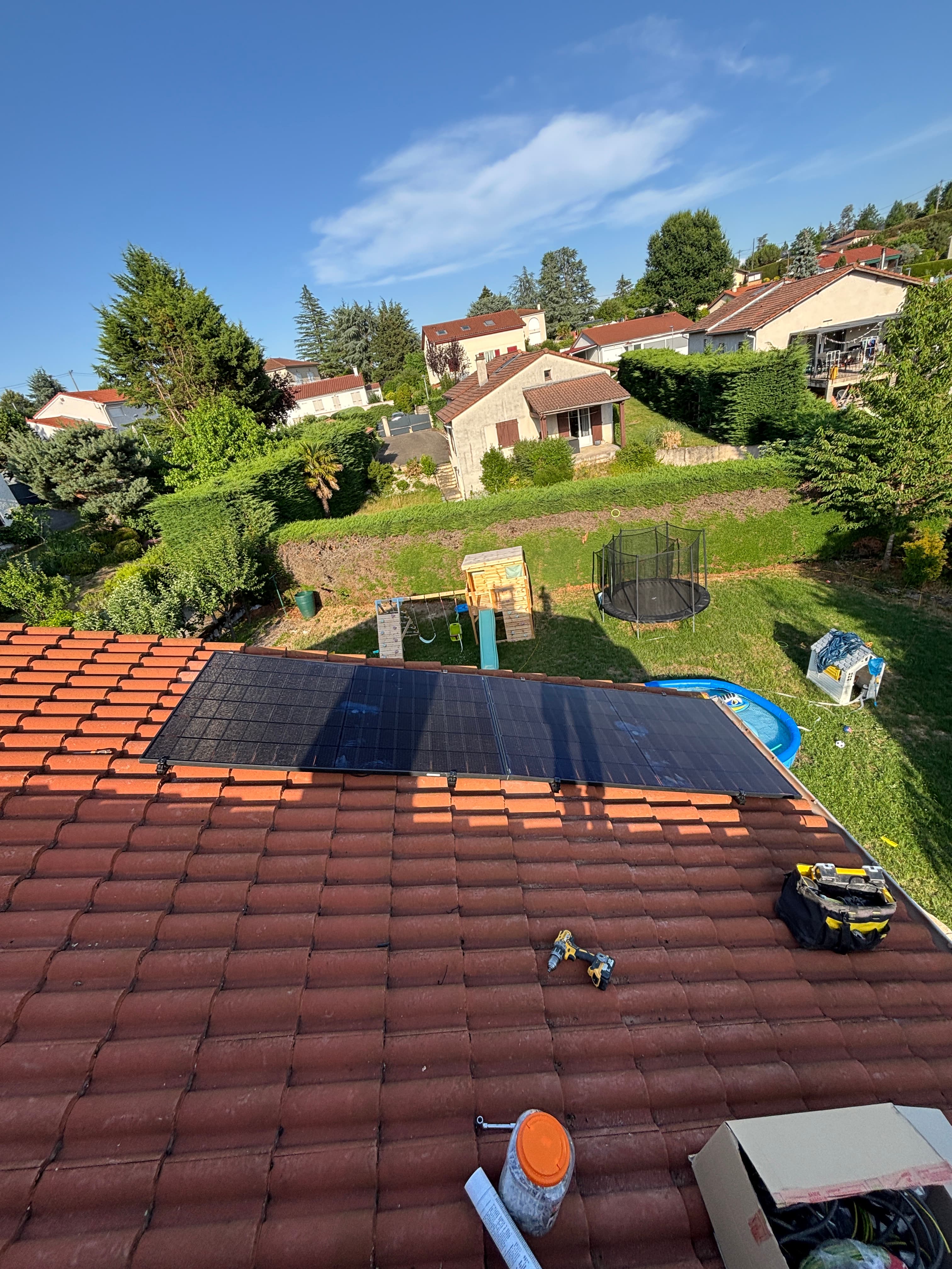 Installation photovoltaïque de 9.0 kWc à Saint-Étienne