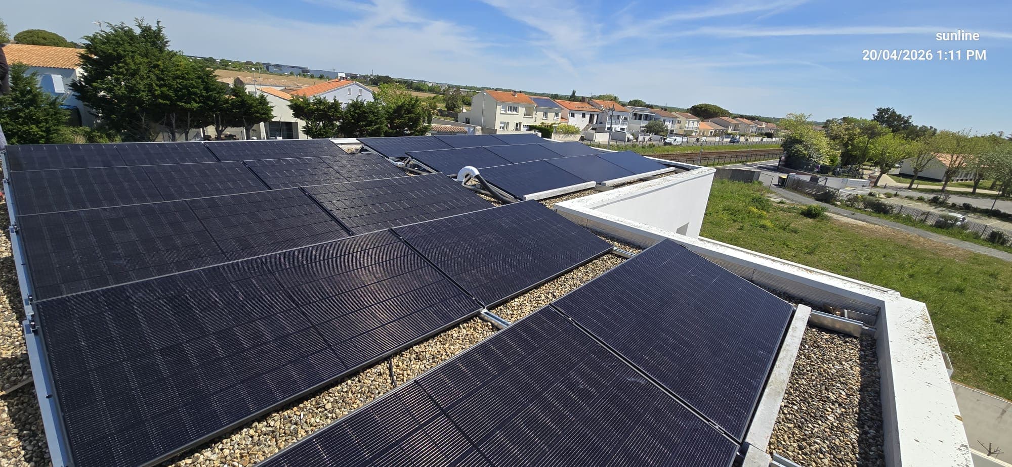 Installation photovoltaïque de 9.5 kWc à Angoulins