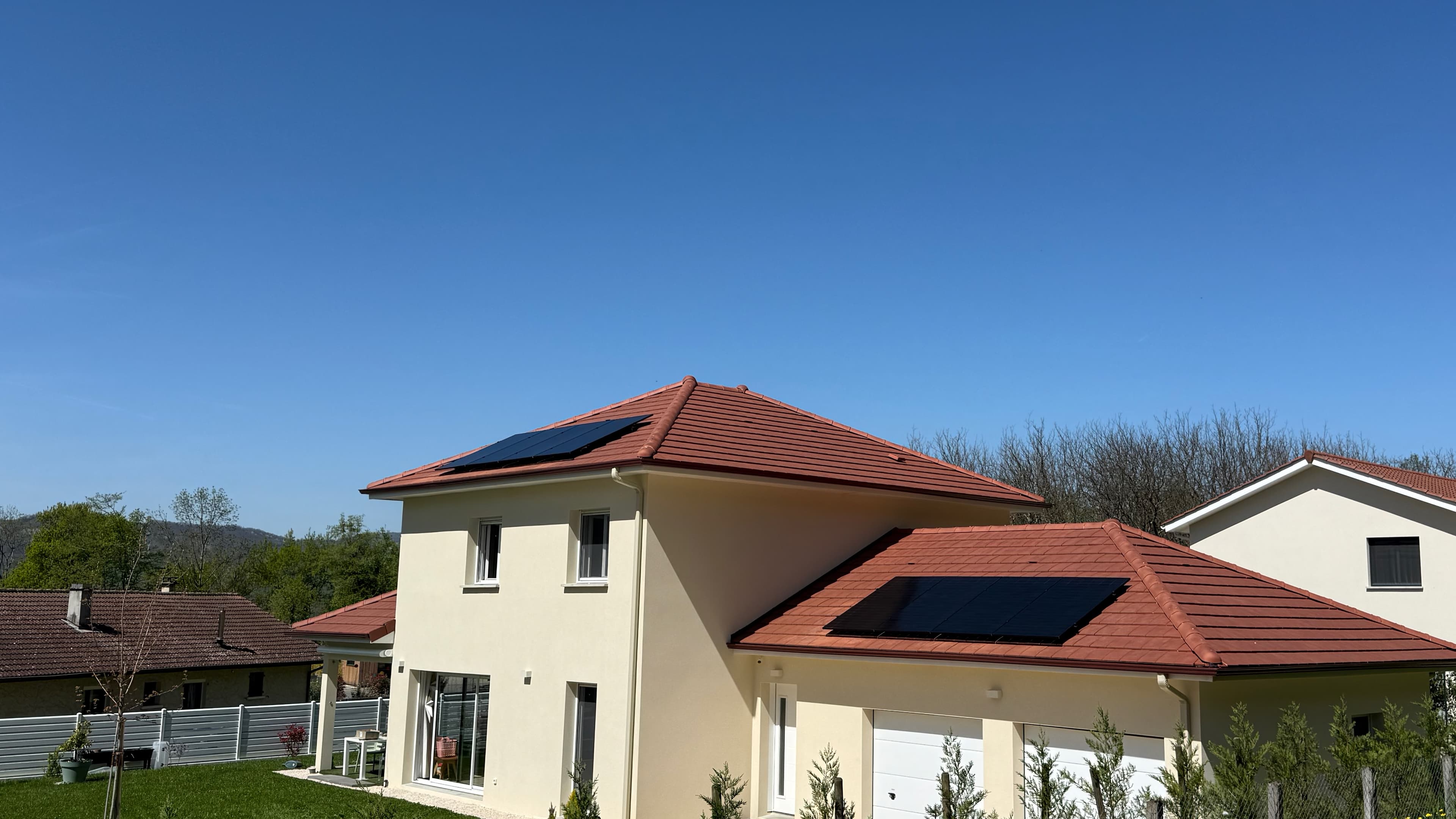 Installation photovoltaïque de 4 kWc à Saint-Gervais (38)