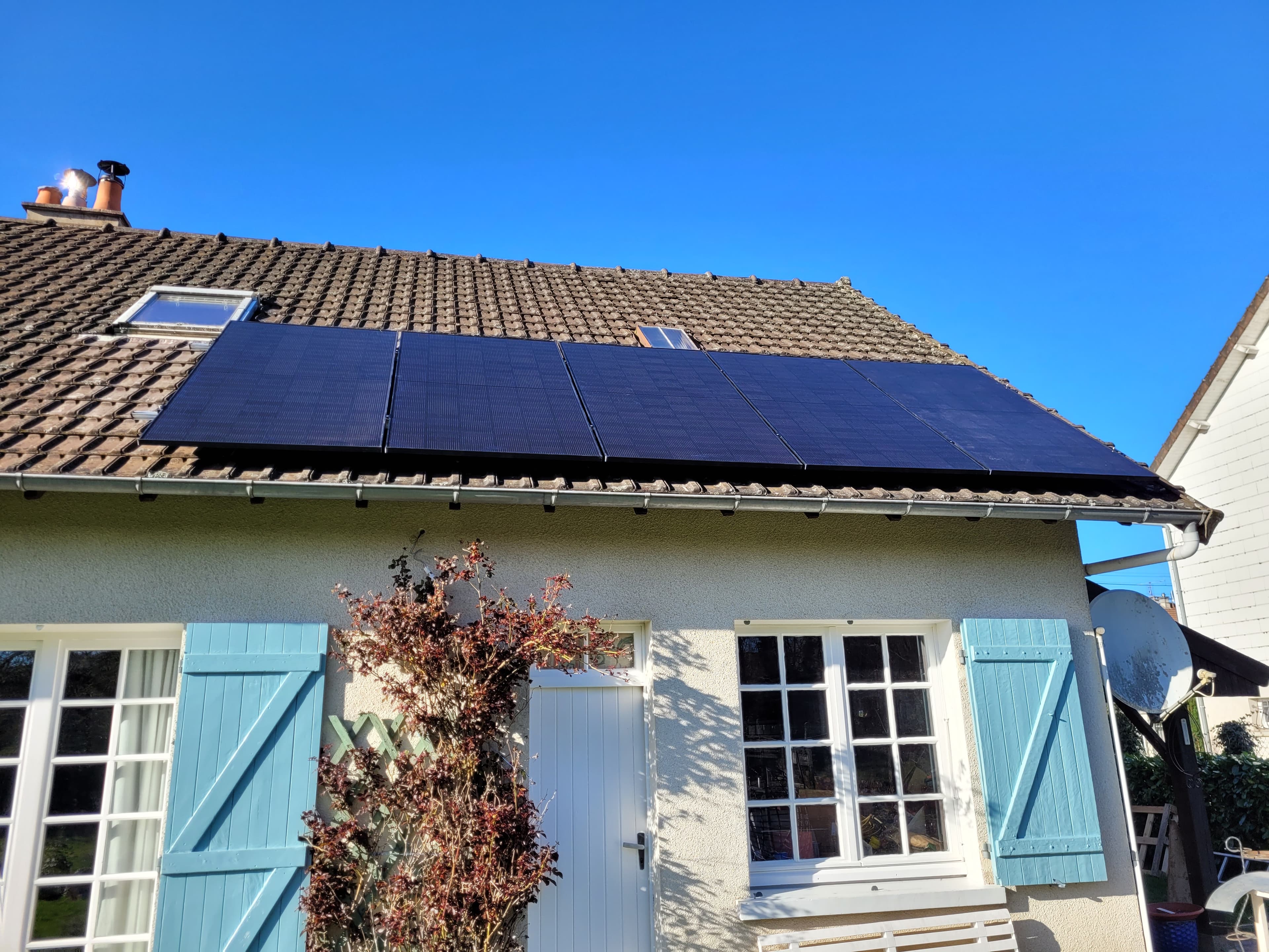 Installation photovoltaïque de 2.5 kWc à Pontarion