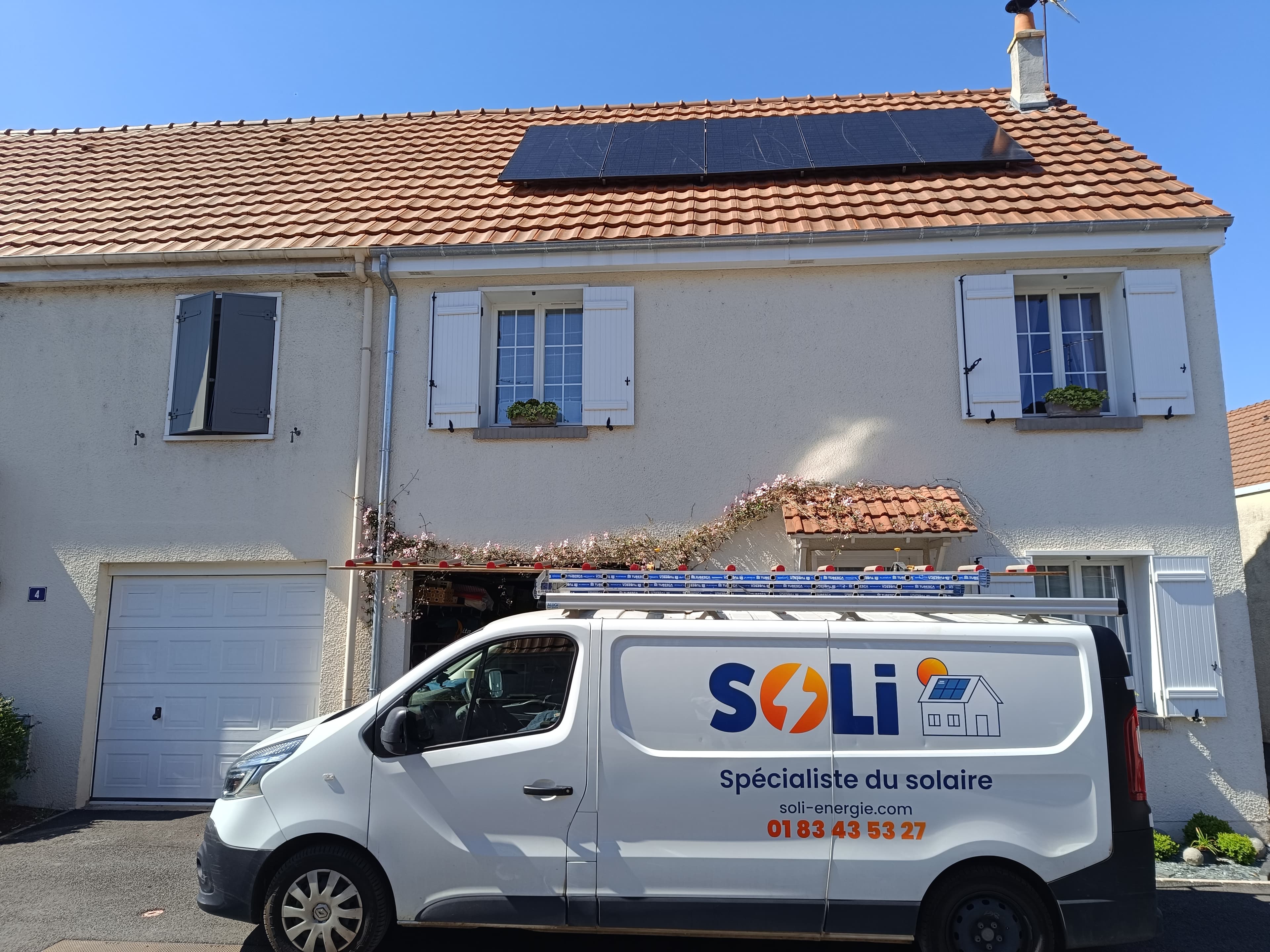 Installation photovoltaïque de 3.0 kWc à Orléans