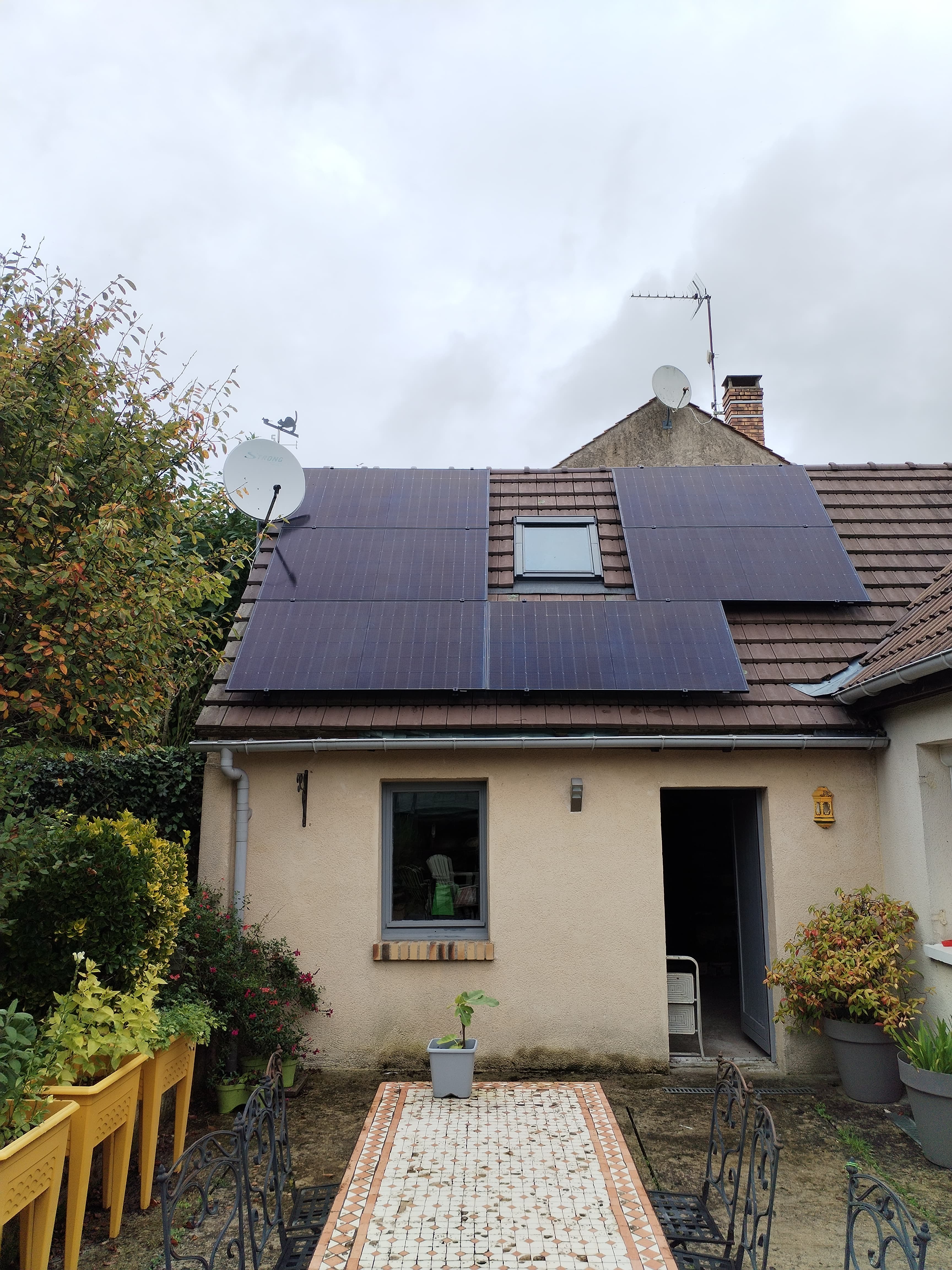 Installation photovoltaïque de 3.0 kWc à Quincy-Voisins