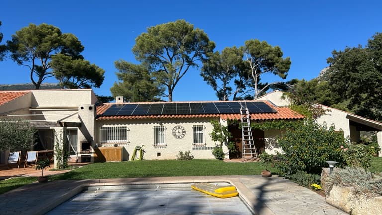 Installation photovoltaïque de 9.0 kWc à Toulon