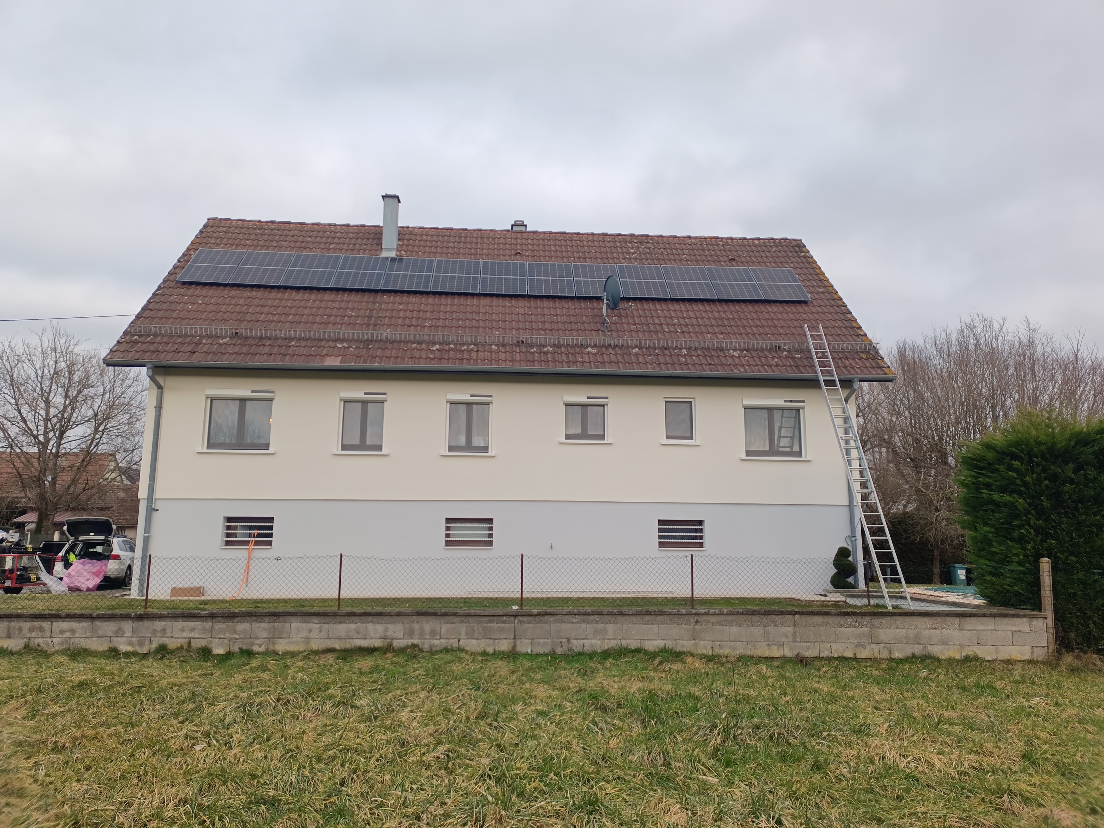 Installation photovoltaïque de 14.9 kWc à Bernwiller (68)