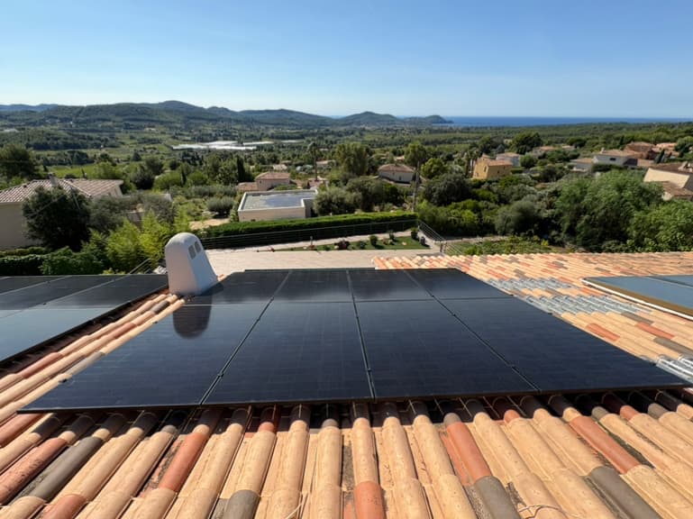 Installation photovoltaïque de 10.0 kWc à La Cadière-d'Azur