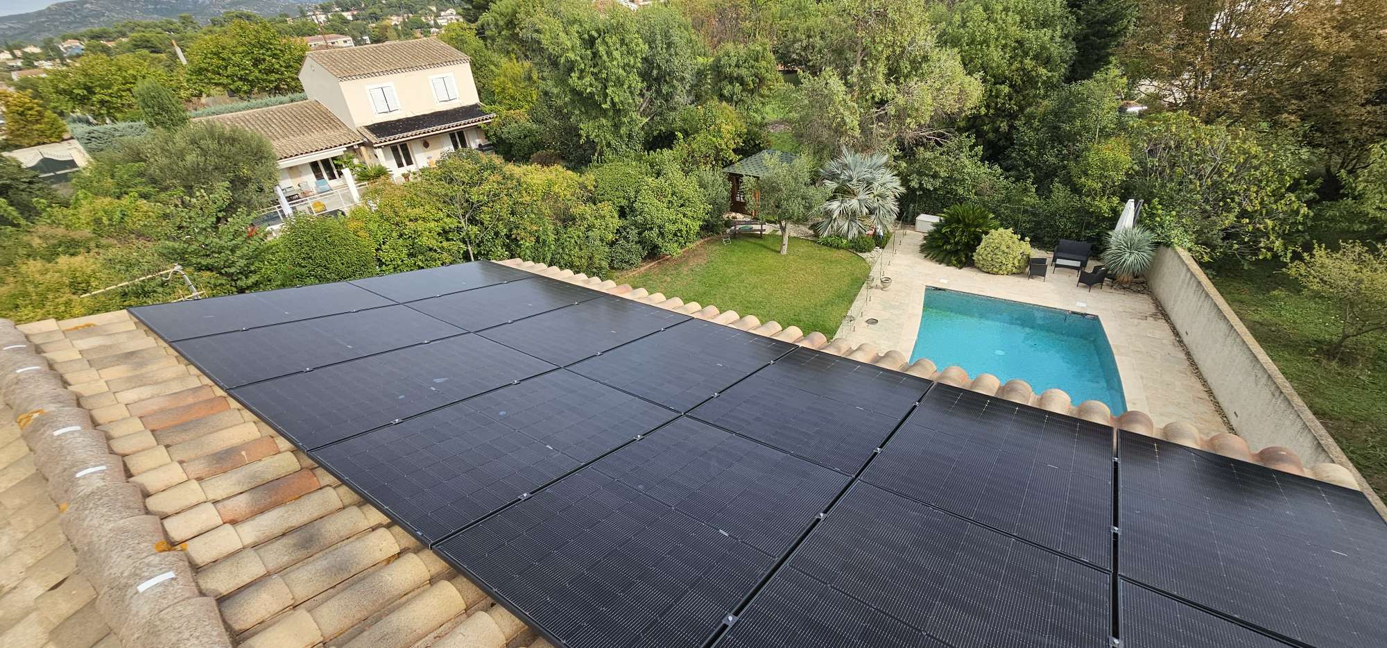 Installation photovoltaïque de 6.16 kWc à Marseille