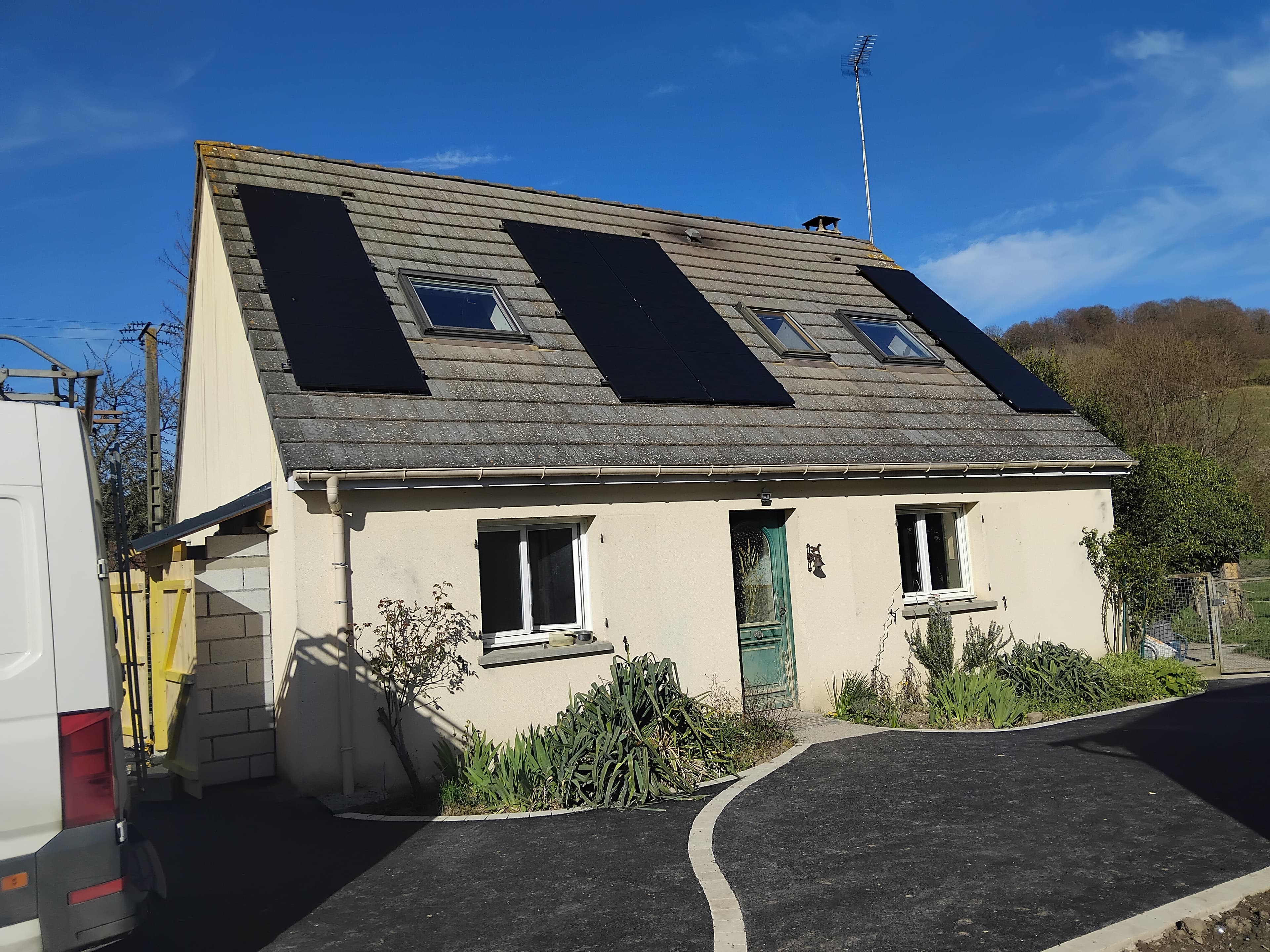 Installation photovoltaïque de 4.0 kWc à Rieux