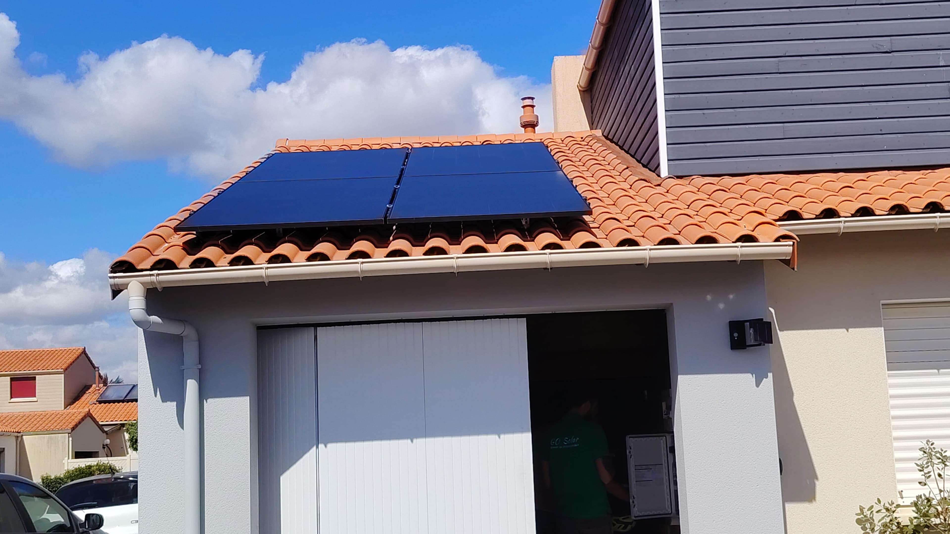 Installation photovoltaïque de 8.5 kWc à Saint-Christophe-du-Bois