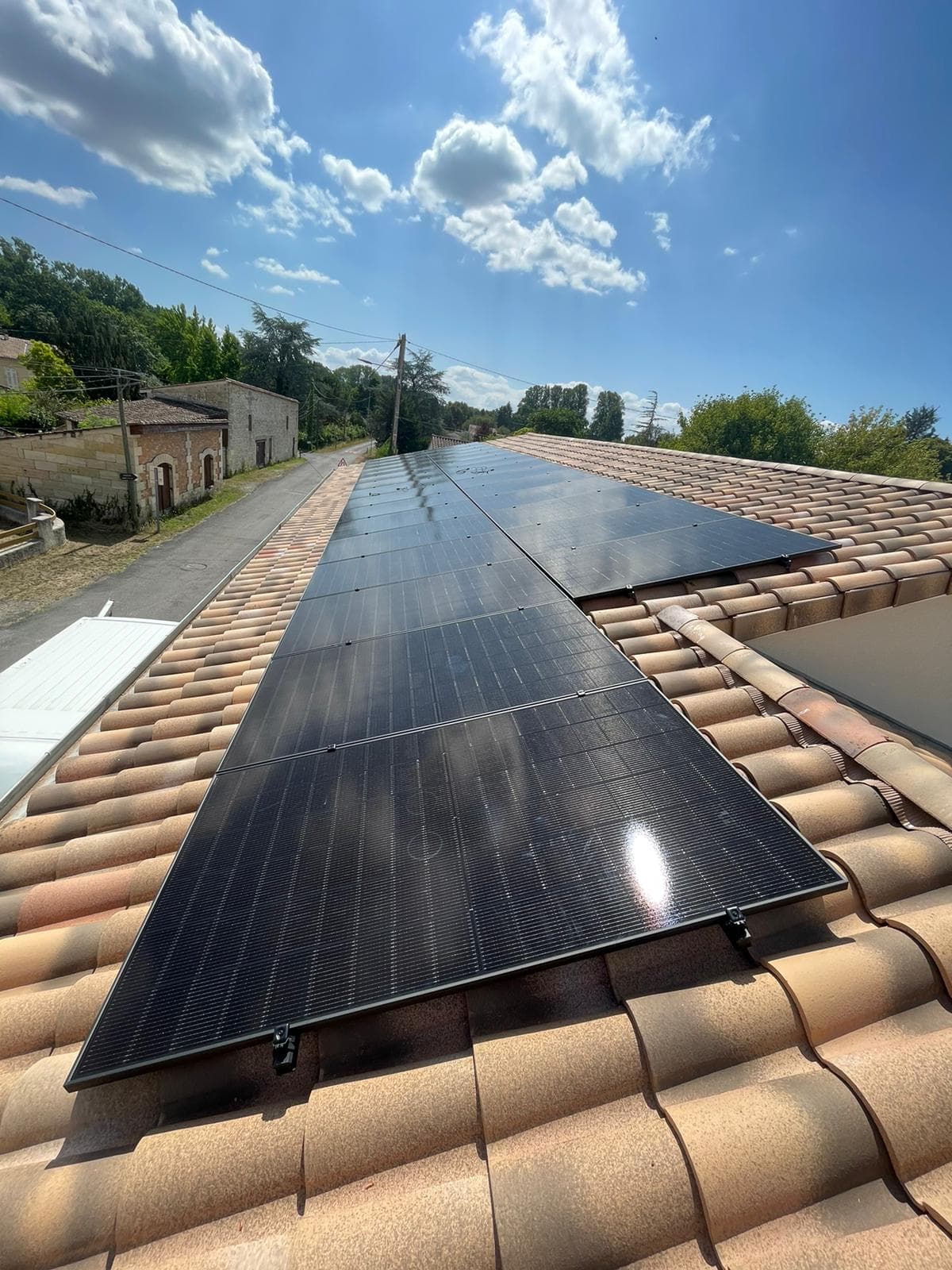 POMPE FUNEBRE Installation photovoltaïque de 15.0 kWc à Saint-Christoly-de-Blaye
