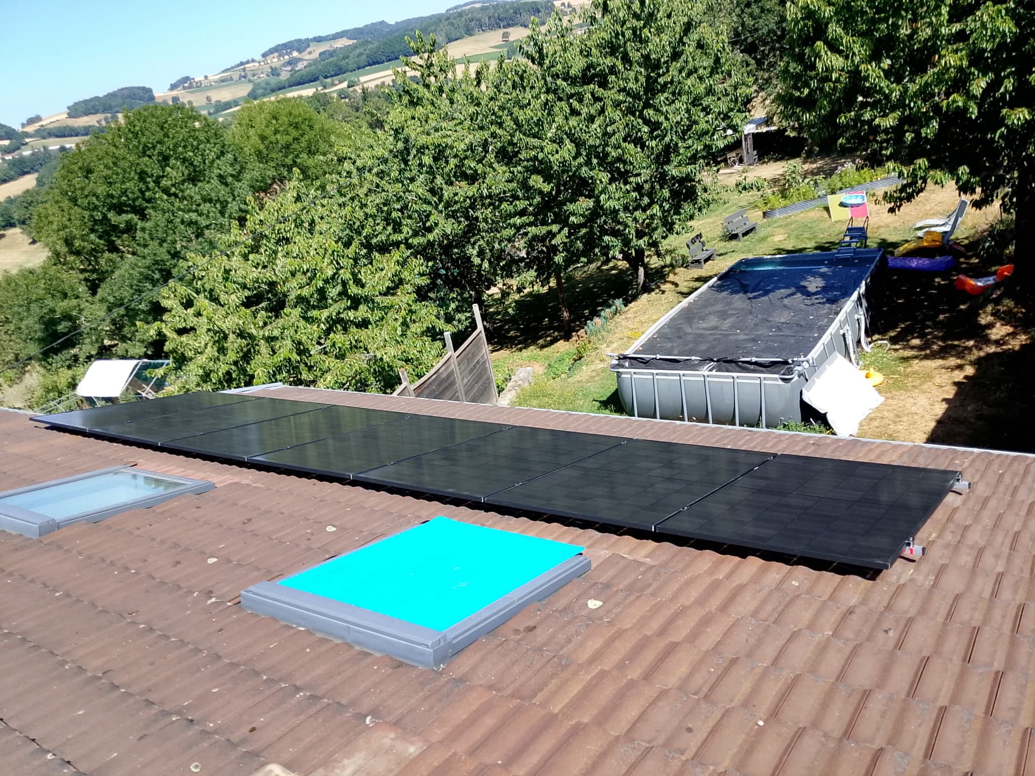 Installation photovoltaïque de 7.5 kWc à Saint-Martin-en-Haut
