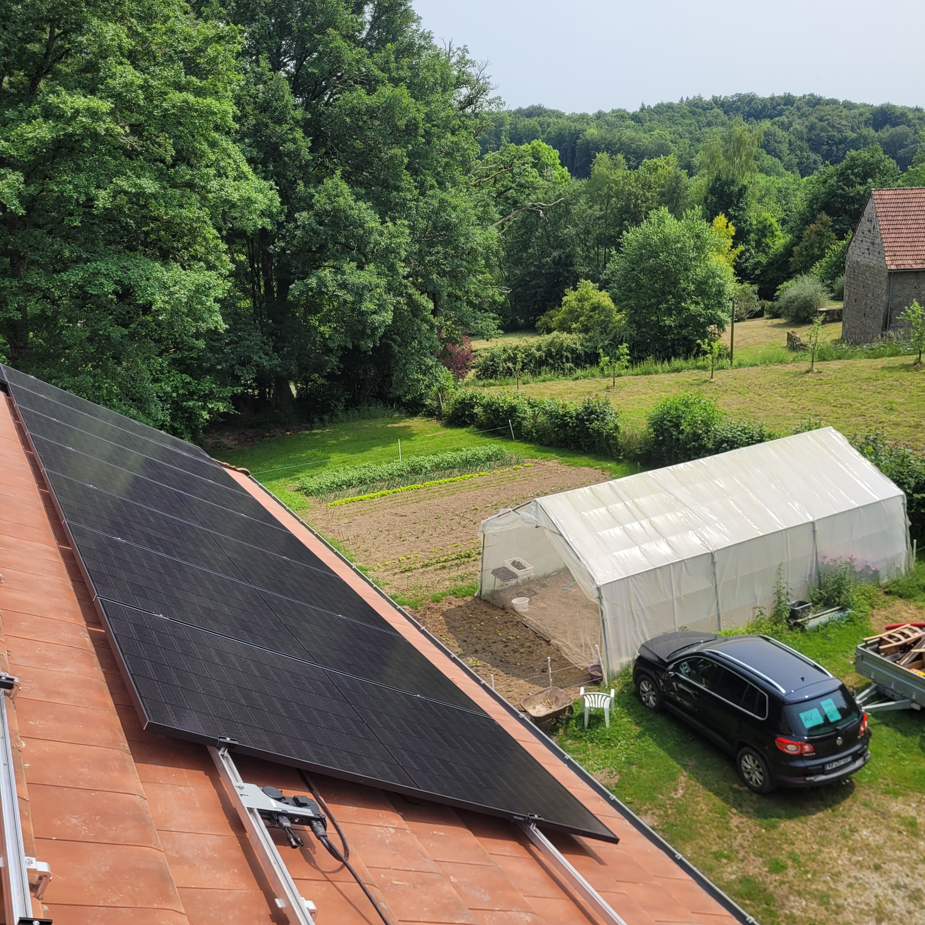 Installation photovoltaïque de 13.2 kWc à La Chapelle-Saint-Martial