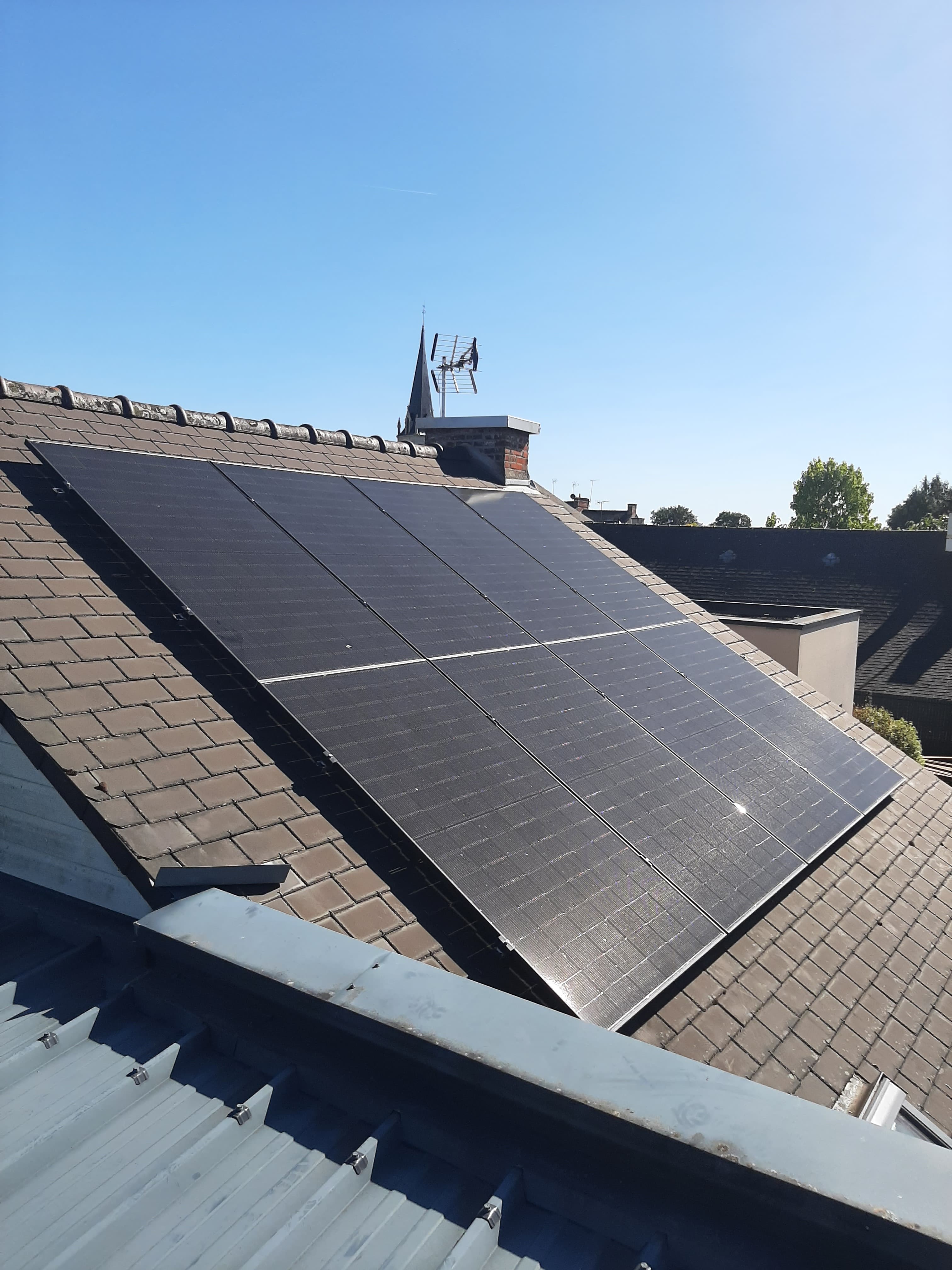 Installation photovoltaïque de 12.5 kWc à Saint-Germain-du-Pinel