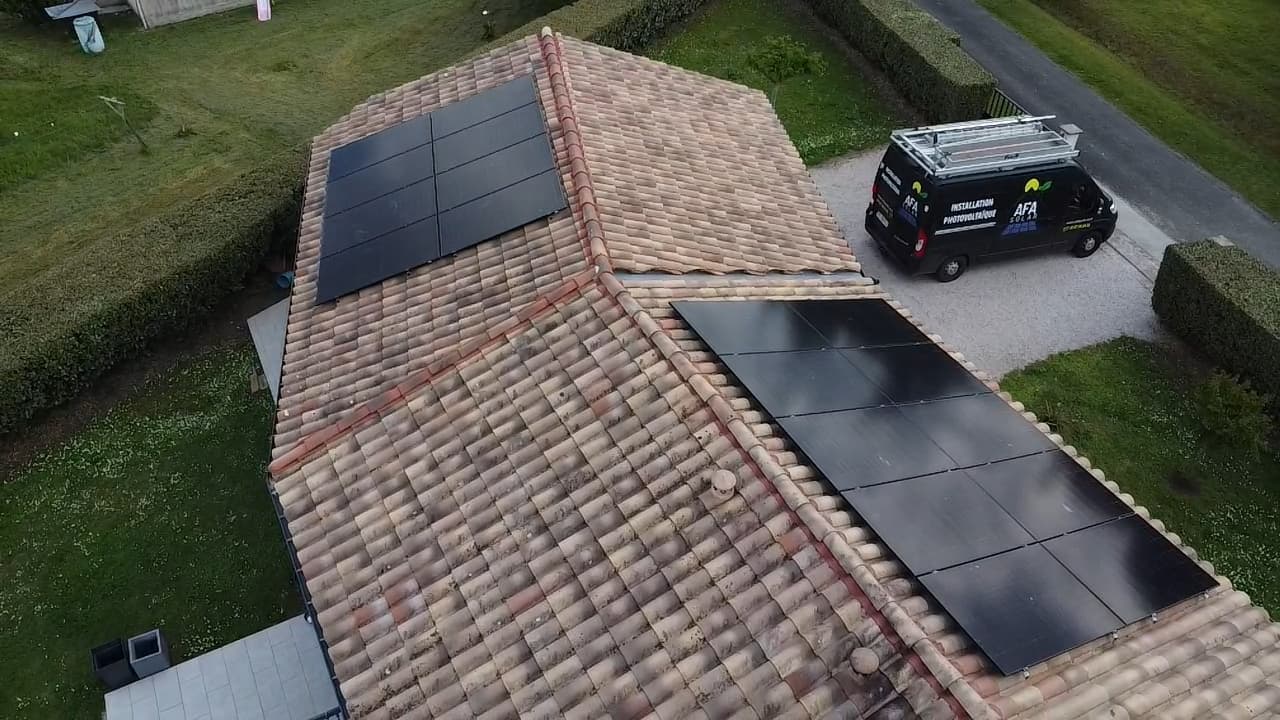 Installation photovoltaïque de 9.0 kWc à Escalans