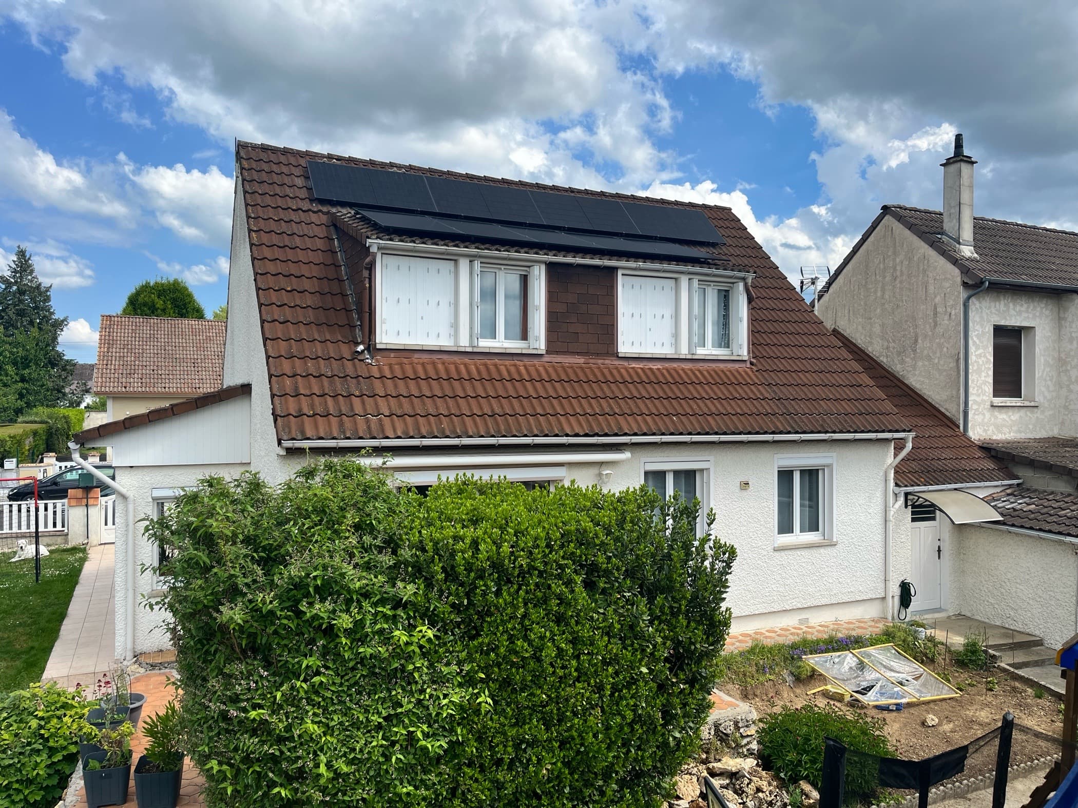 Installation photovoltaïque de 4.5 kWc à Damery