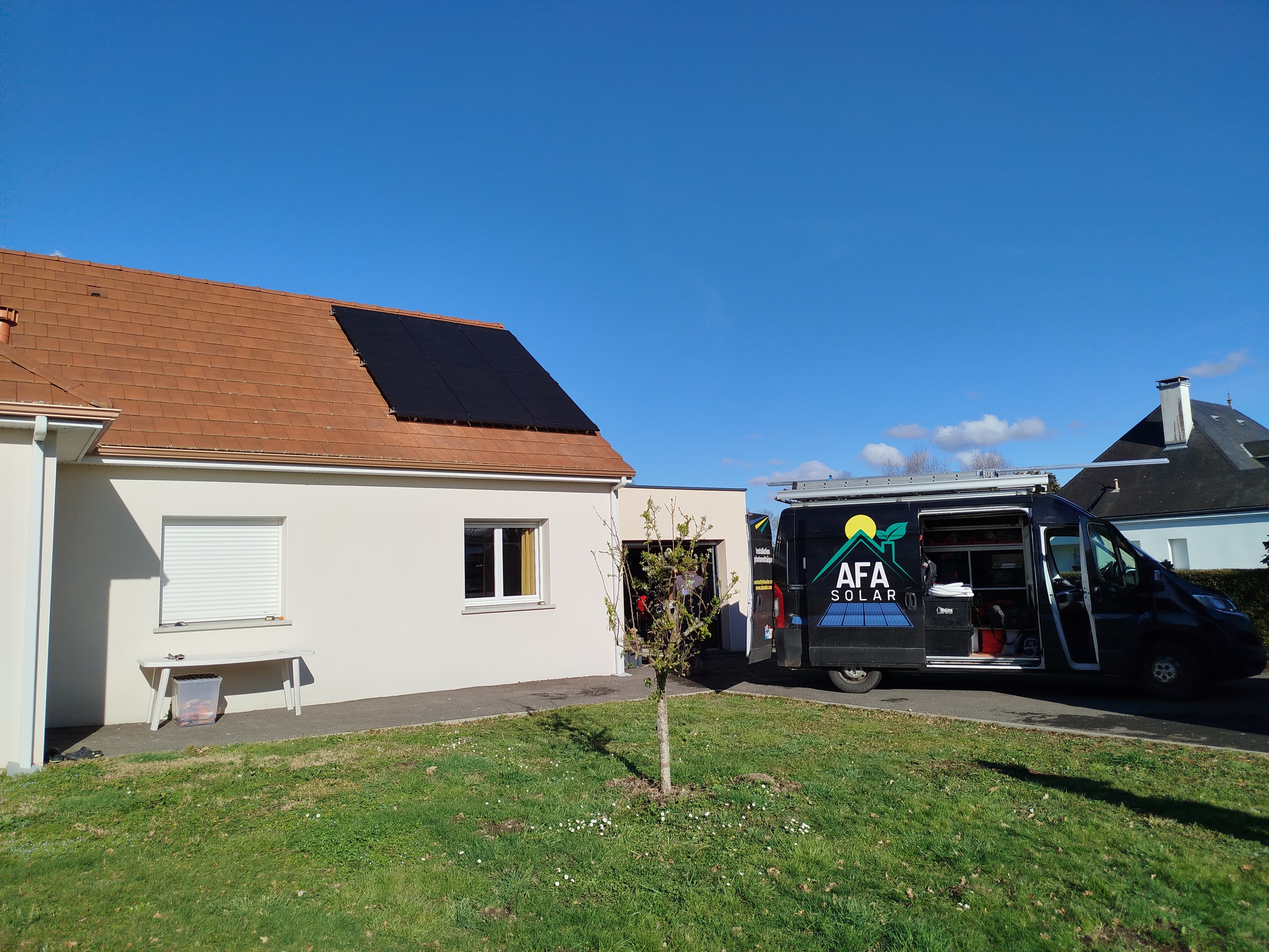 Installation sur tuile à Ousse