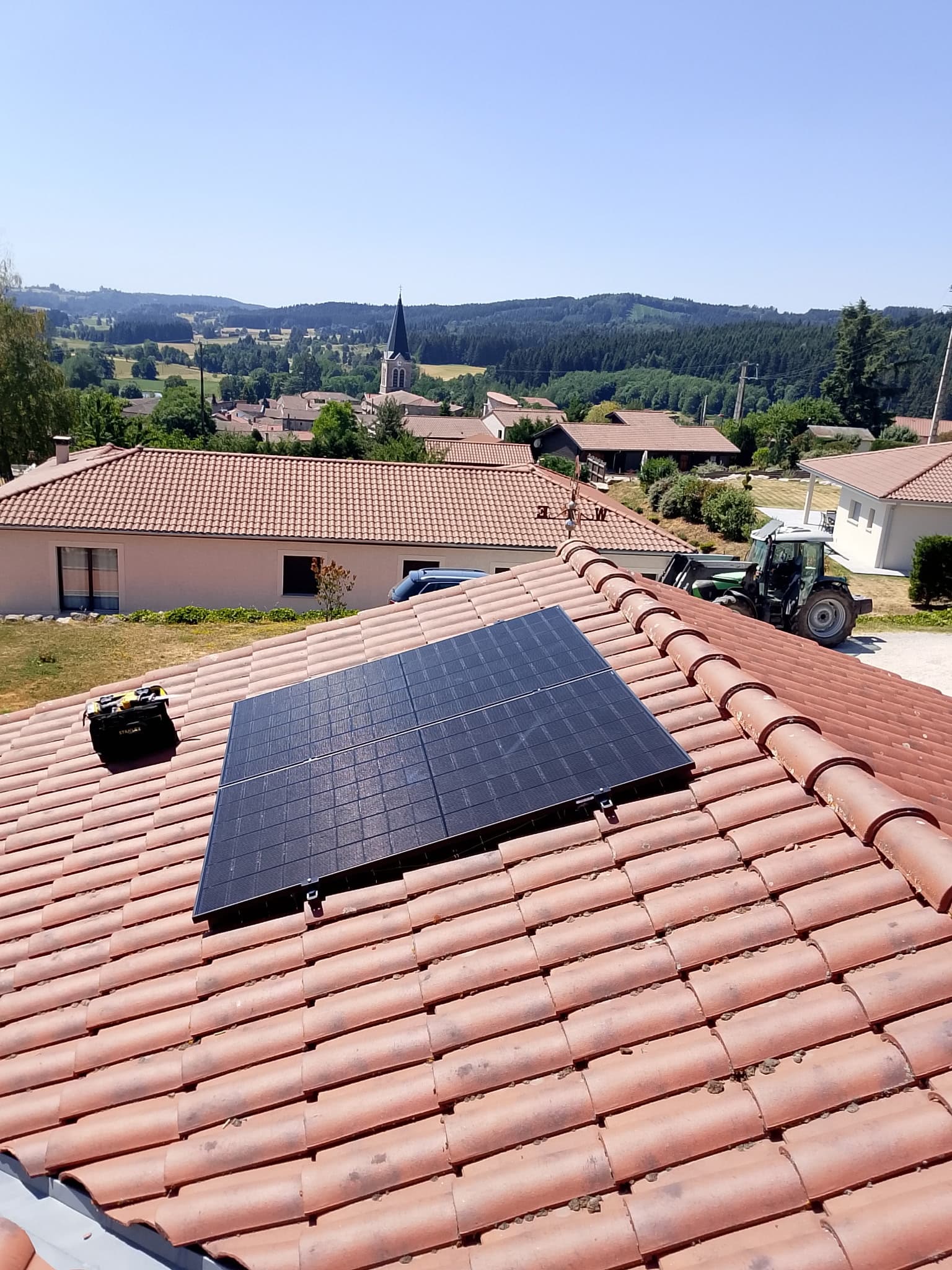 Installation photovoltaïque de 6.0 kWc à Estivareilles