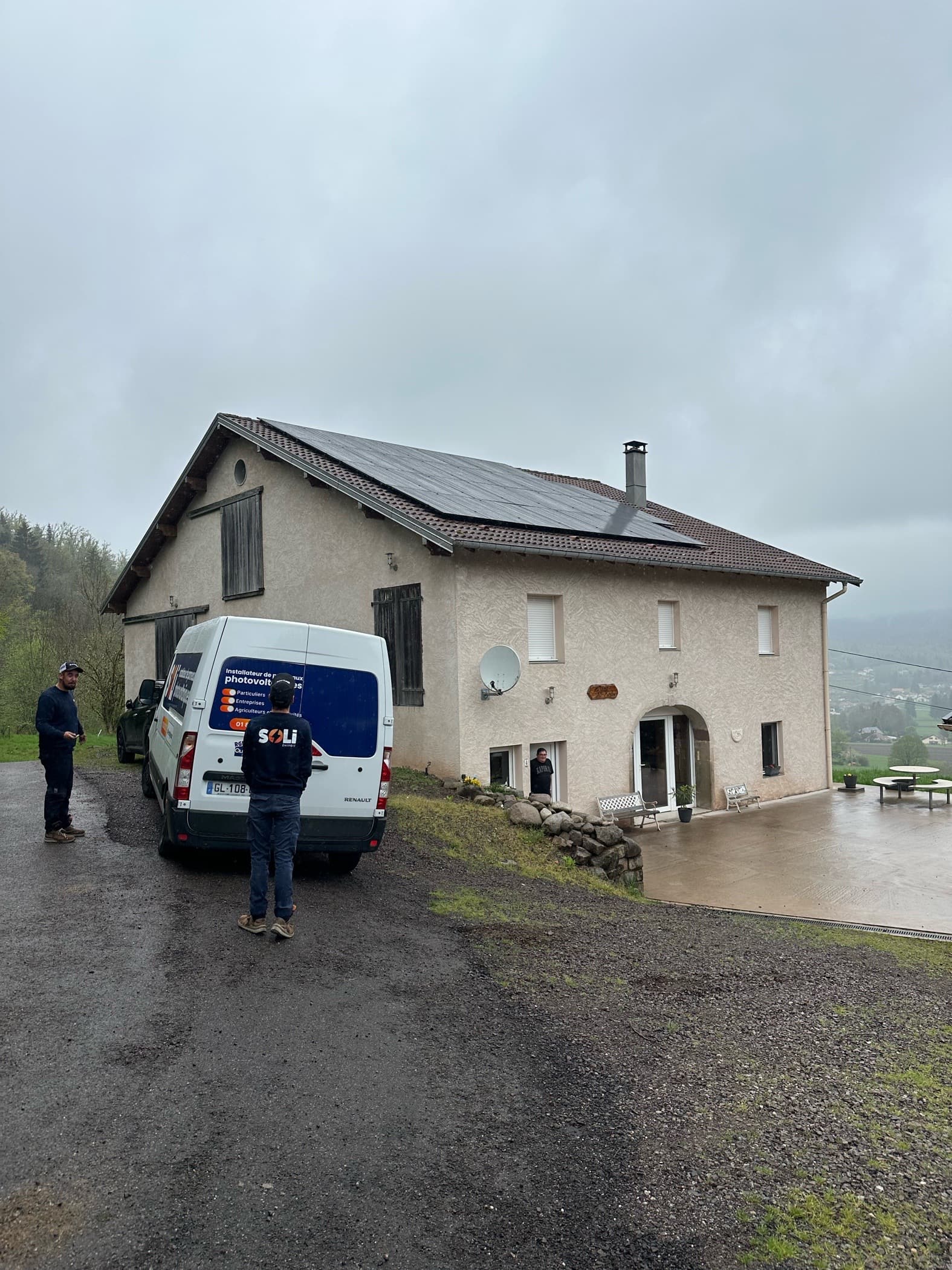 Installation photovoltaïque de 15.0 kWc à Ramonchamp