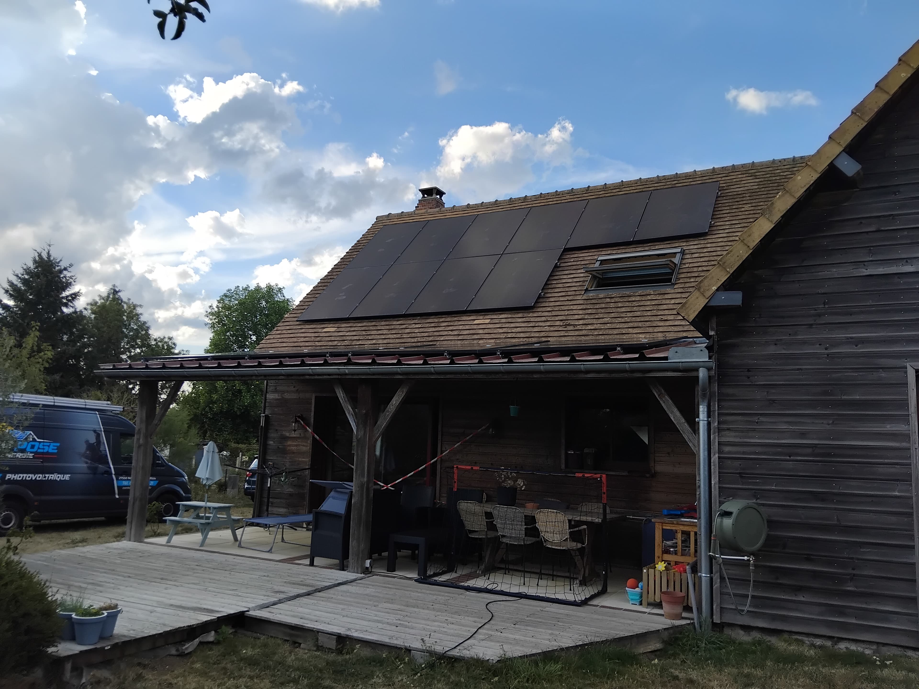Installation photovoltaïque de 9.0 kWc à Saint-Éloi-de-Fourques