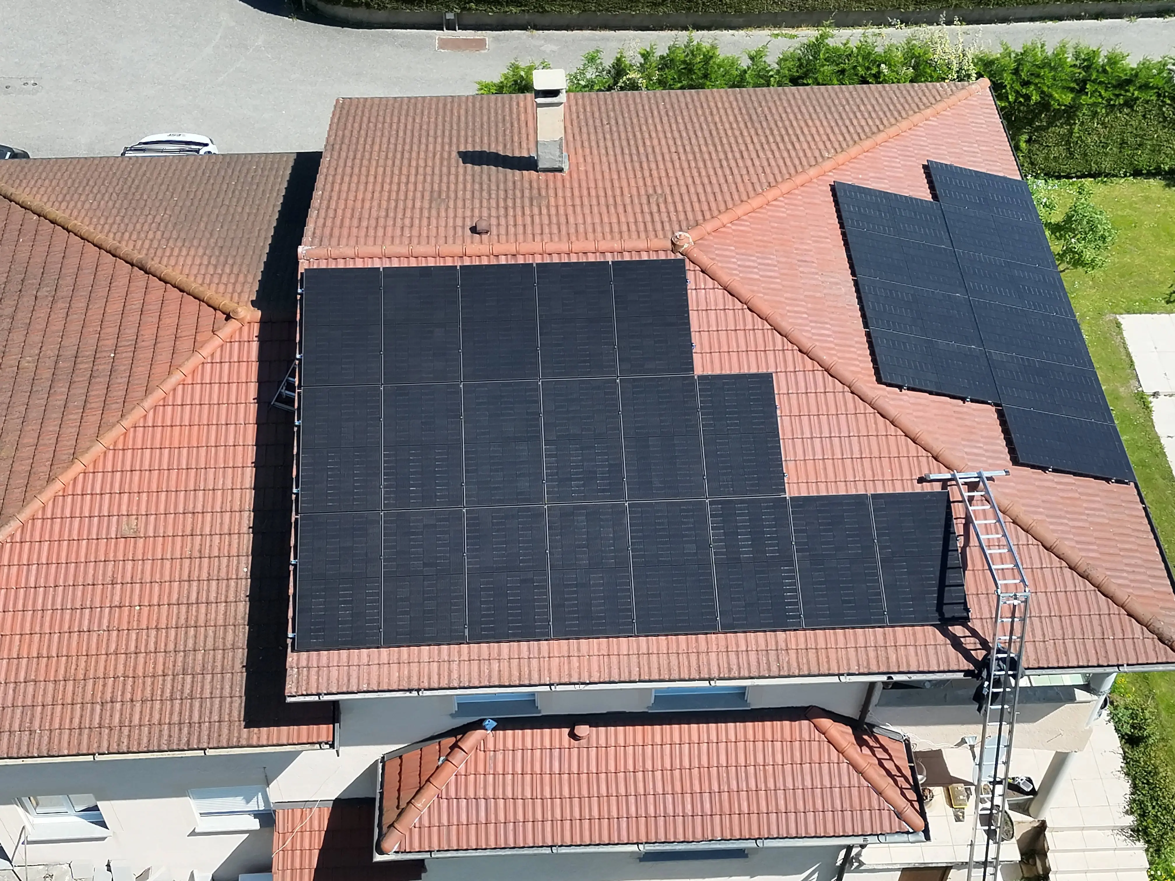 Installation photovoltaïque de 14.5 kWc à Péron