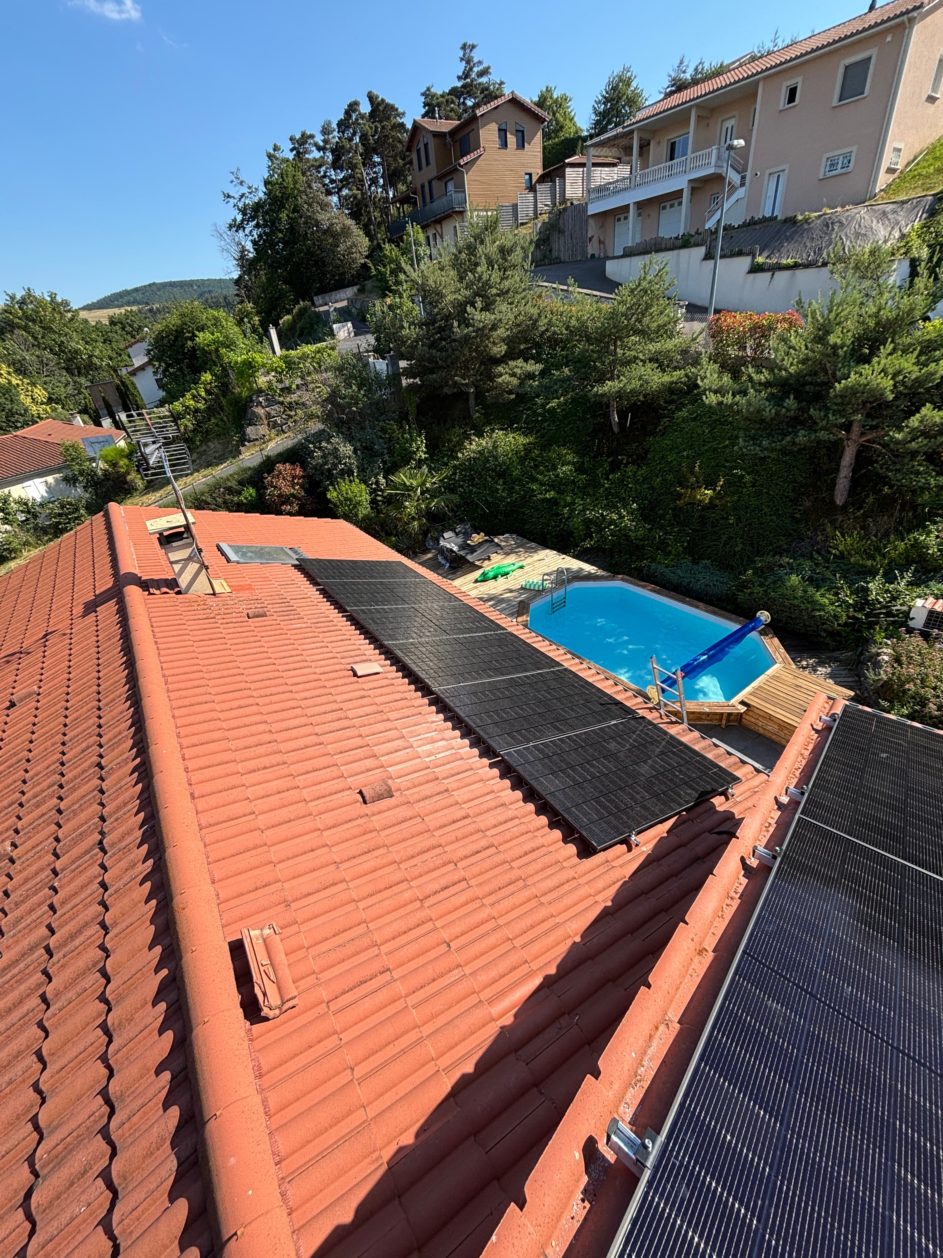 Installation photovoltaïque de 9.0 kWc à Saint-Ferréol-d'Auroure